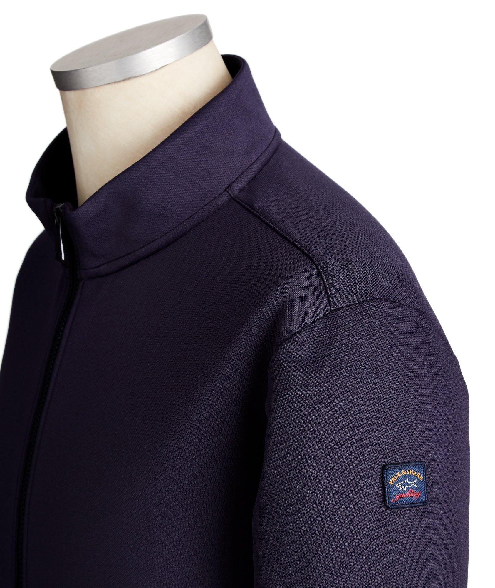 Pull en mélange de coton à glissière image 3