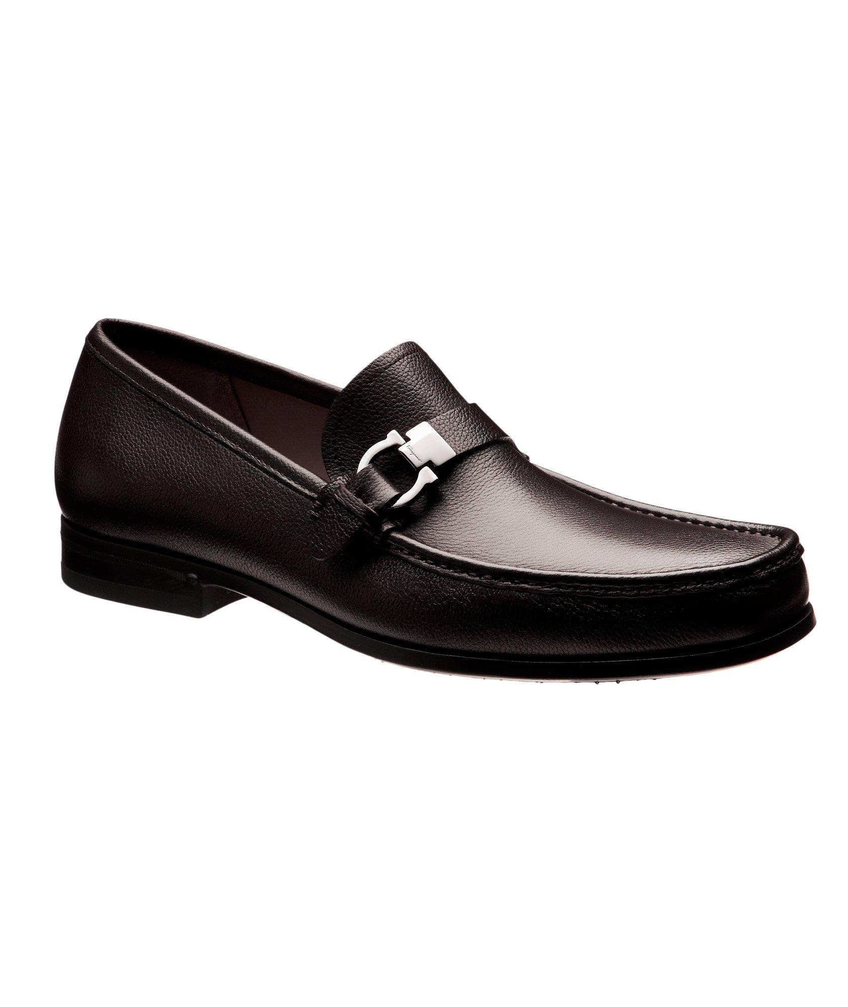 Adam Pebbled Leather Loafers image 0