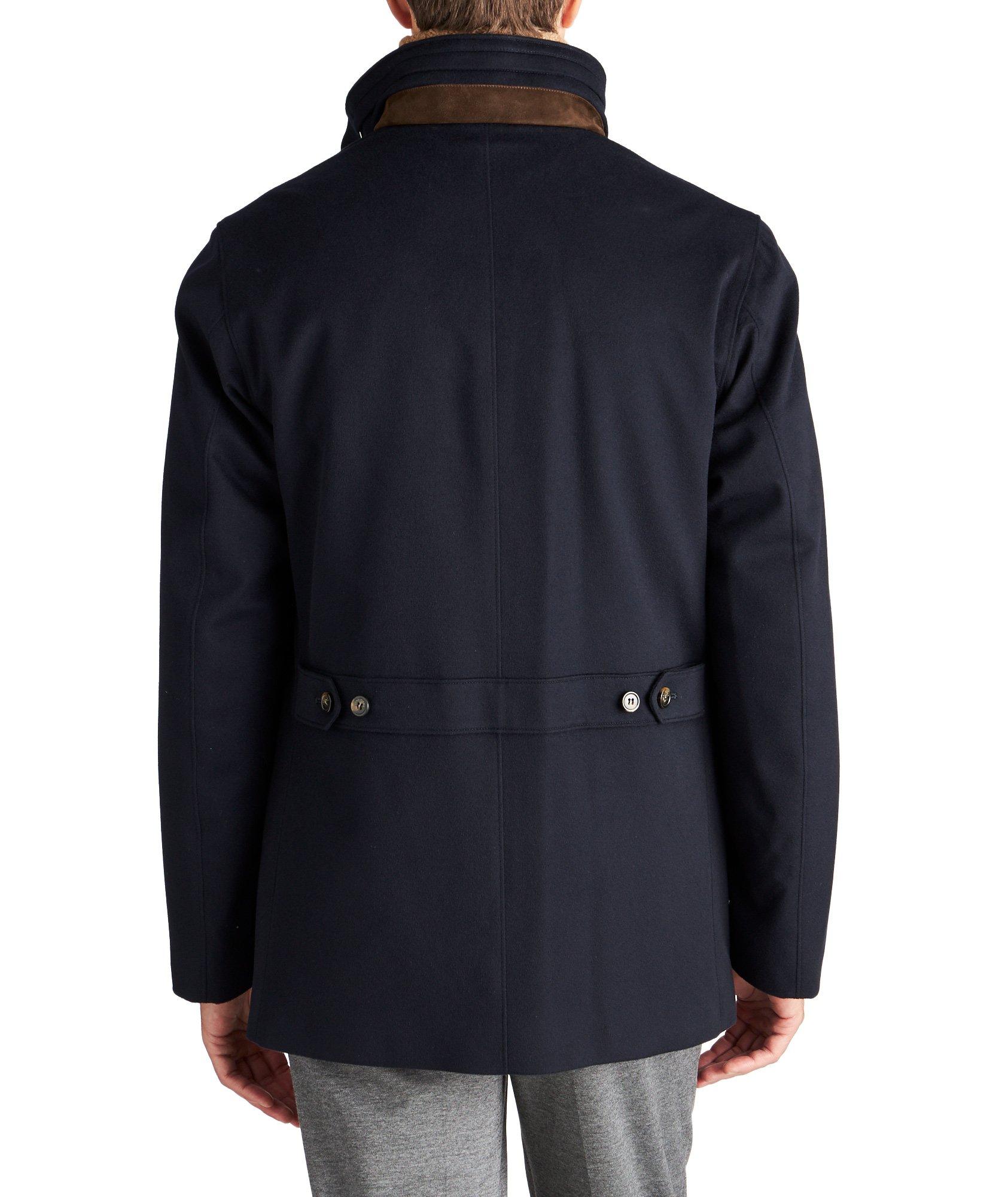 Winter Voyager Green Storm System Baby Cashmere Coat image 1