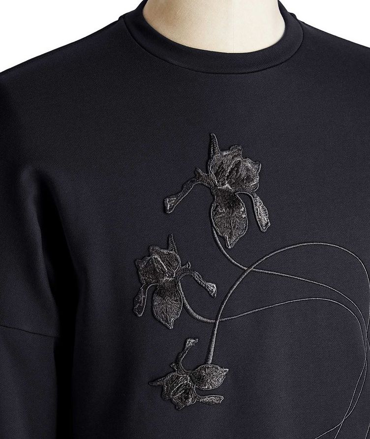 Embroidered Cotton Sweatshirt image 1