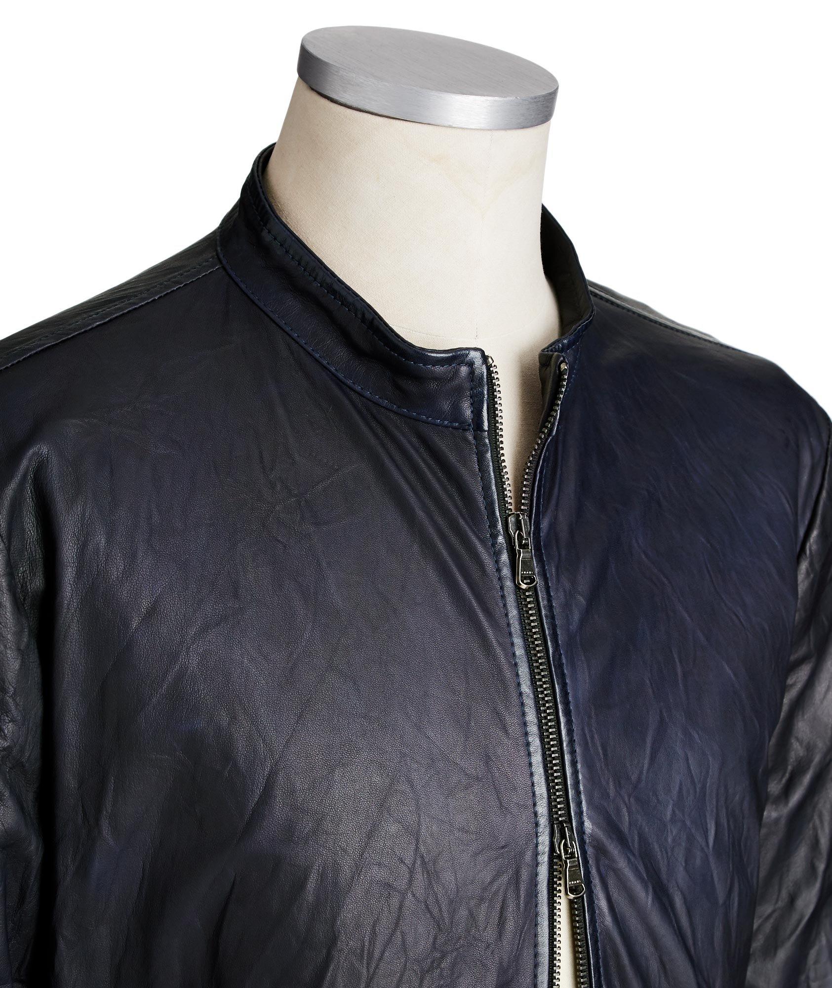 Leather Bomber Jacket image 1