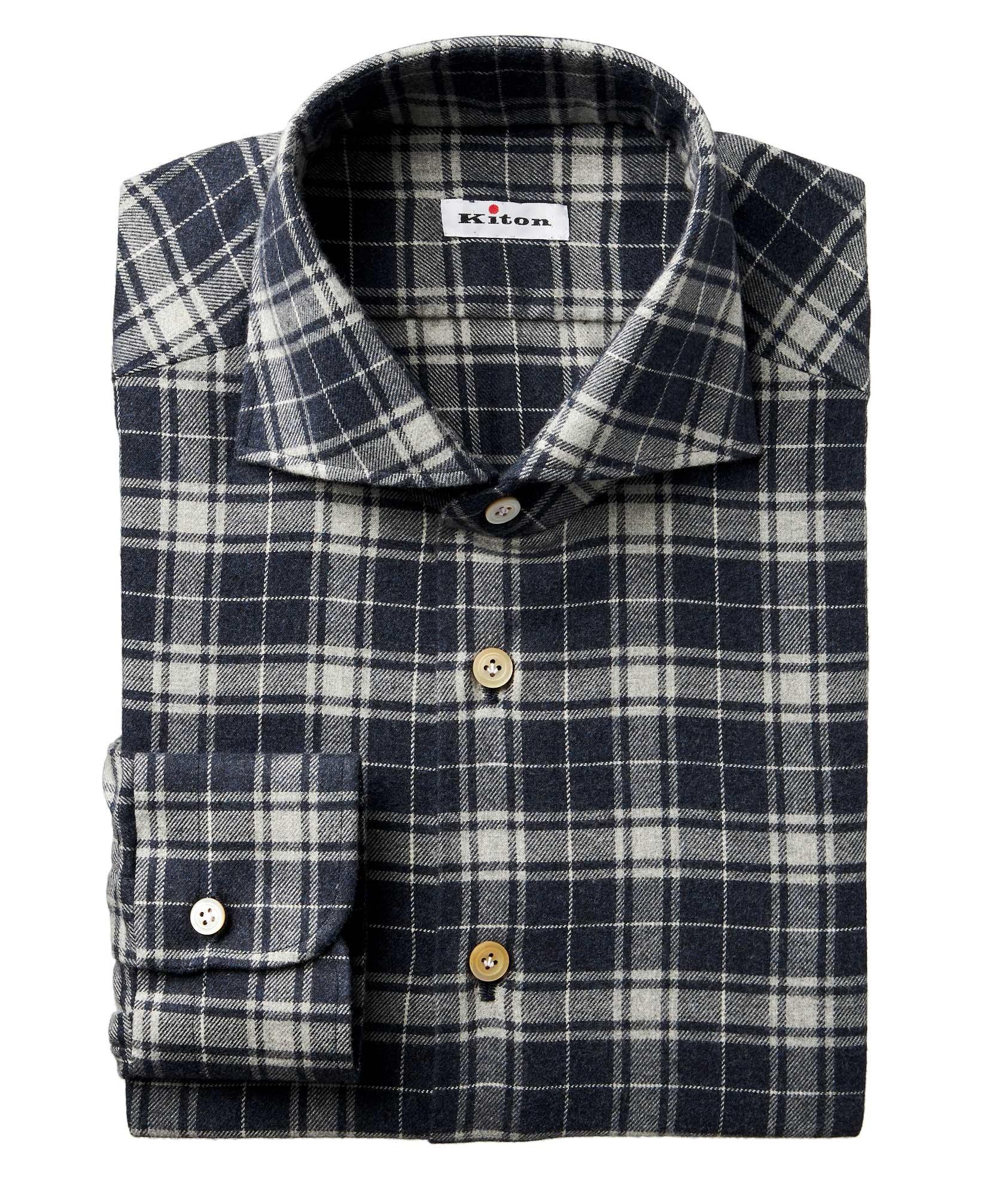 Plaid Cotton-Flannel Shirt image 0