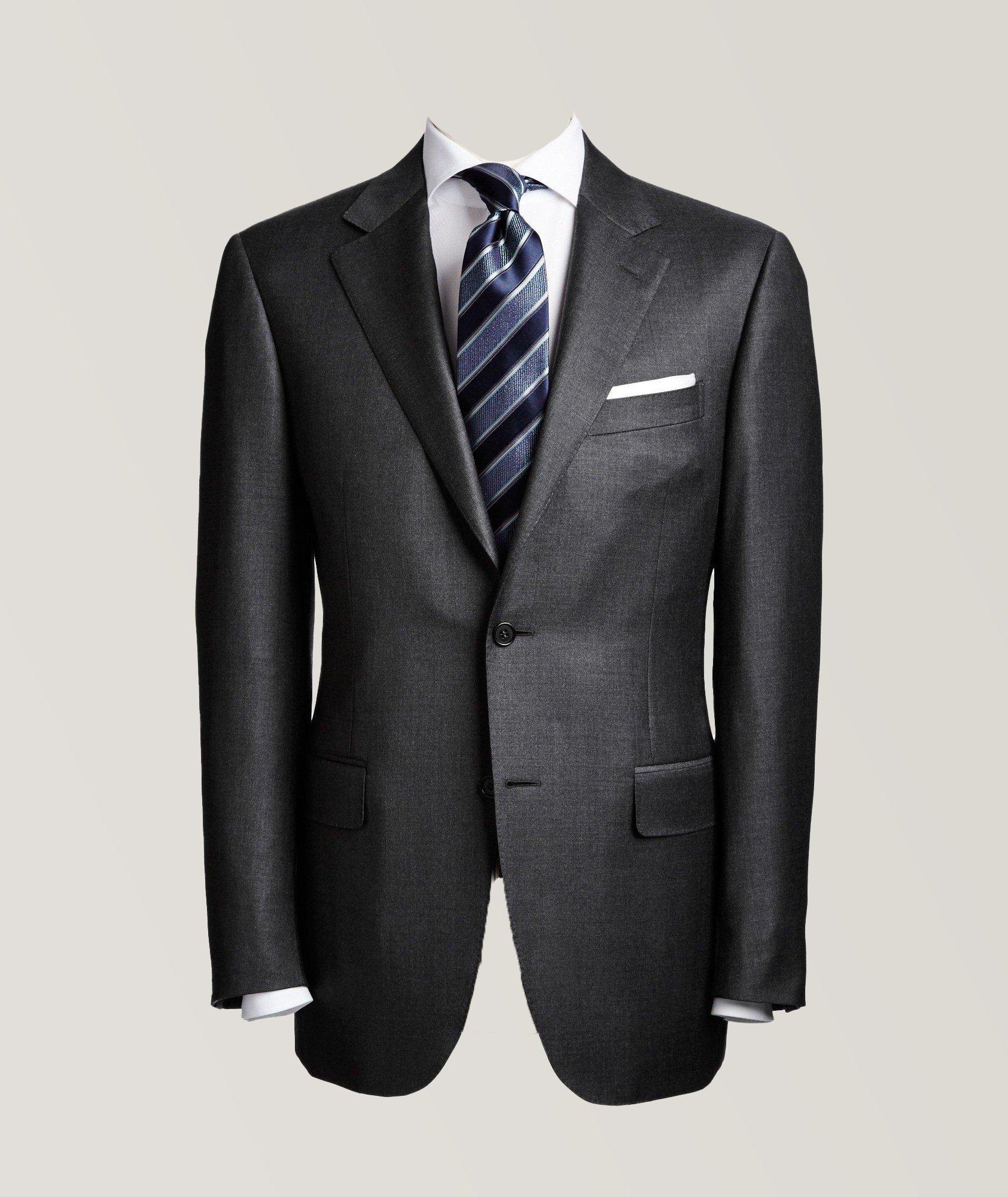 Canali grey hot sale suit