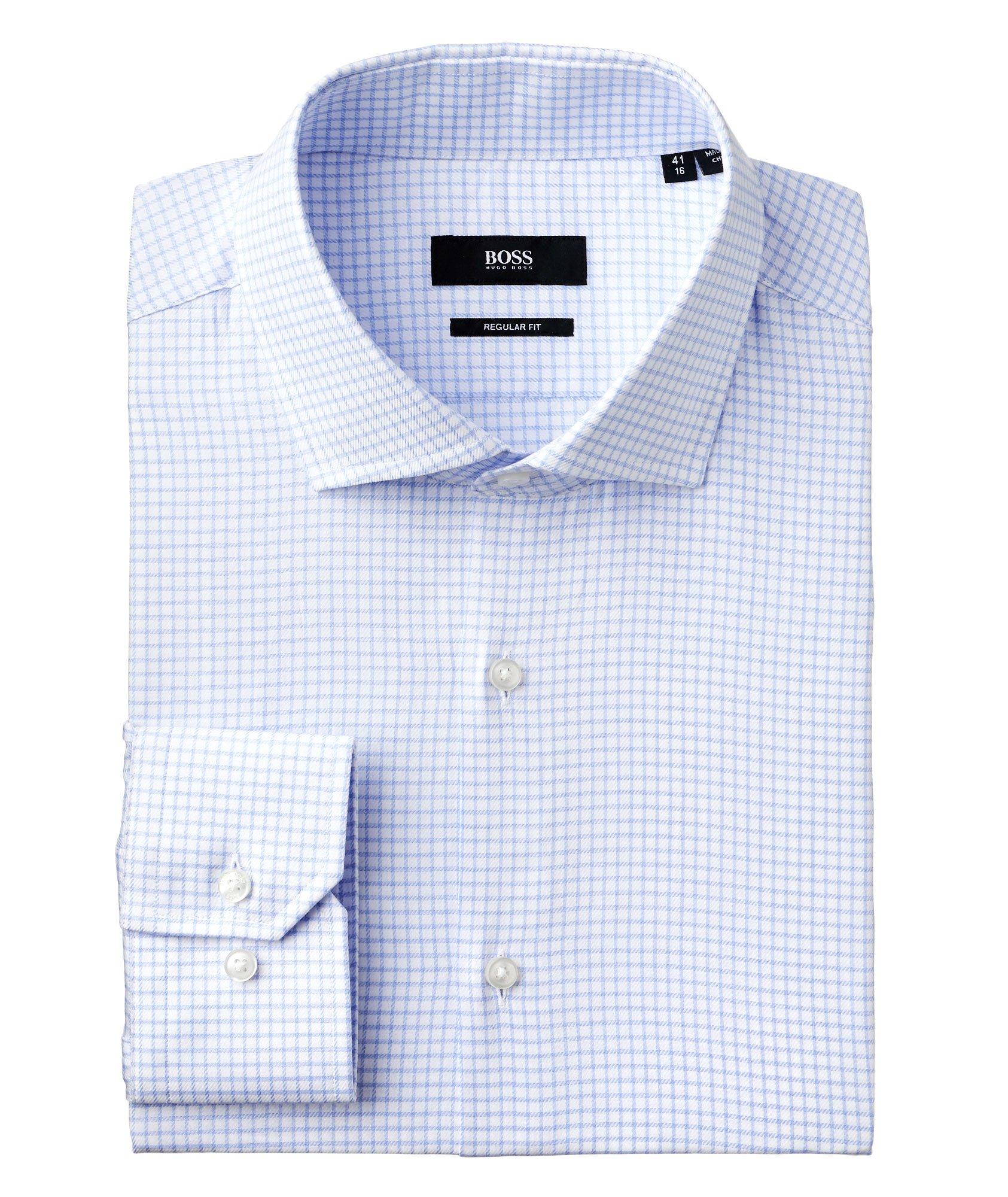 Contemporary Fit Checked Dress Shirt image 0