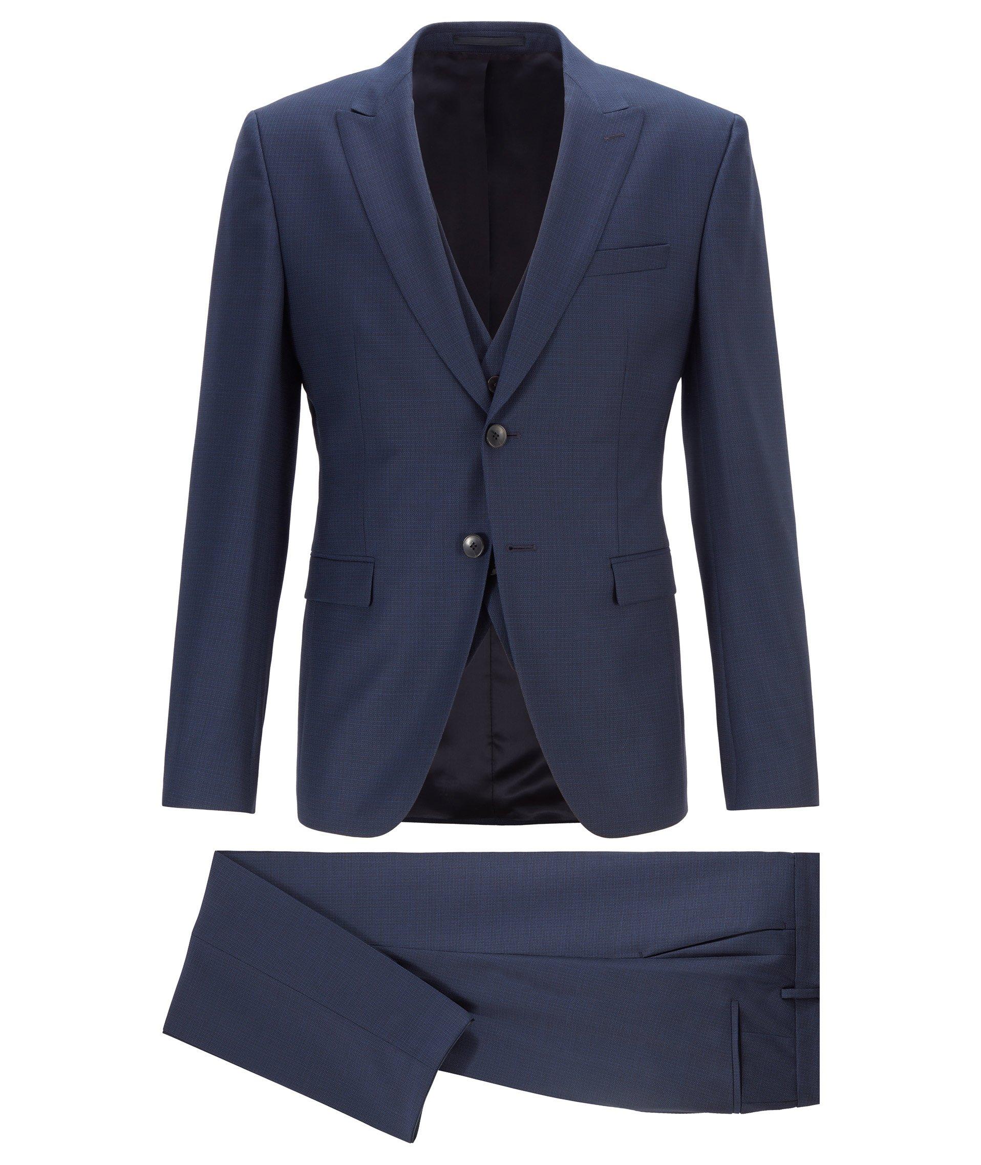 Rusten/Wenten Micro-Checked Virgin Wool Suit image 0