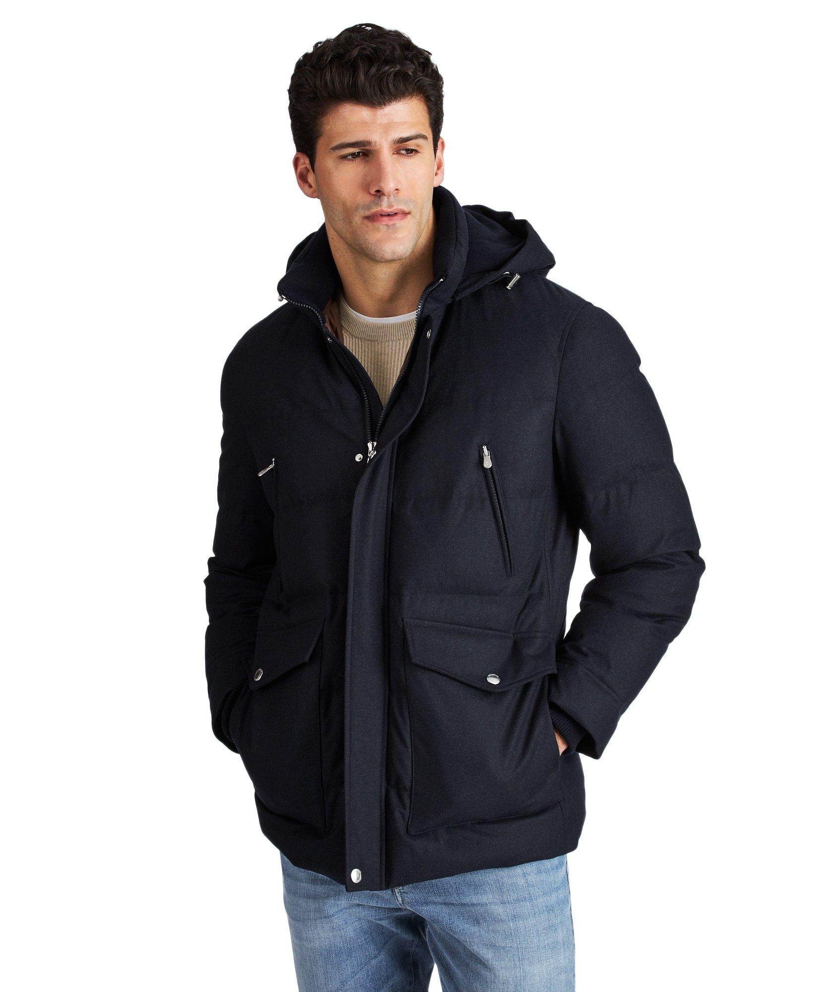 Down-Filled Wool-Cashmere Parka image 0