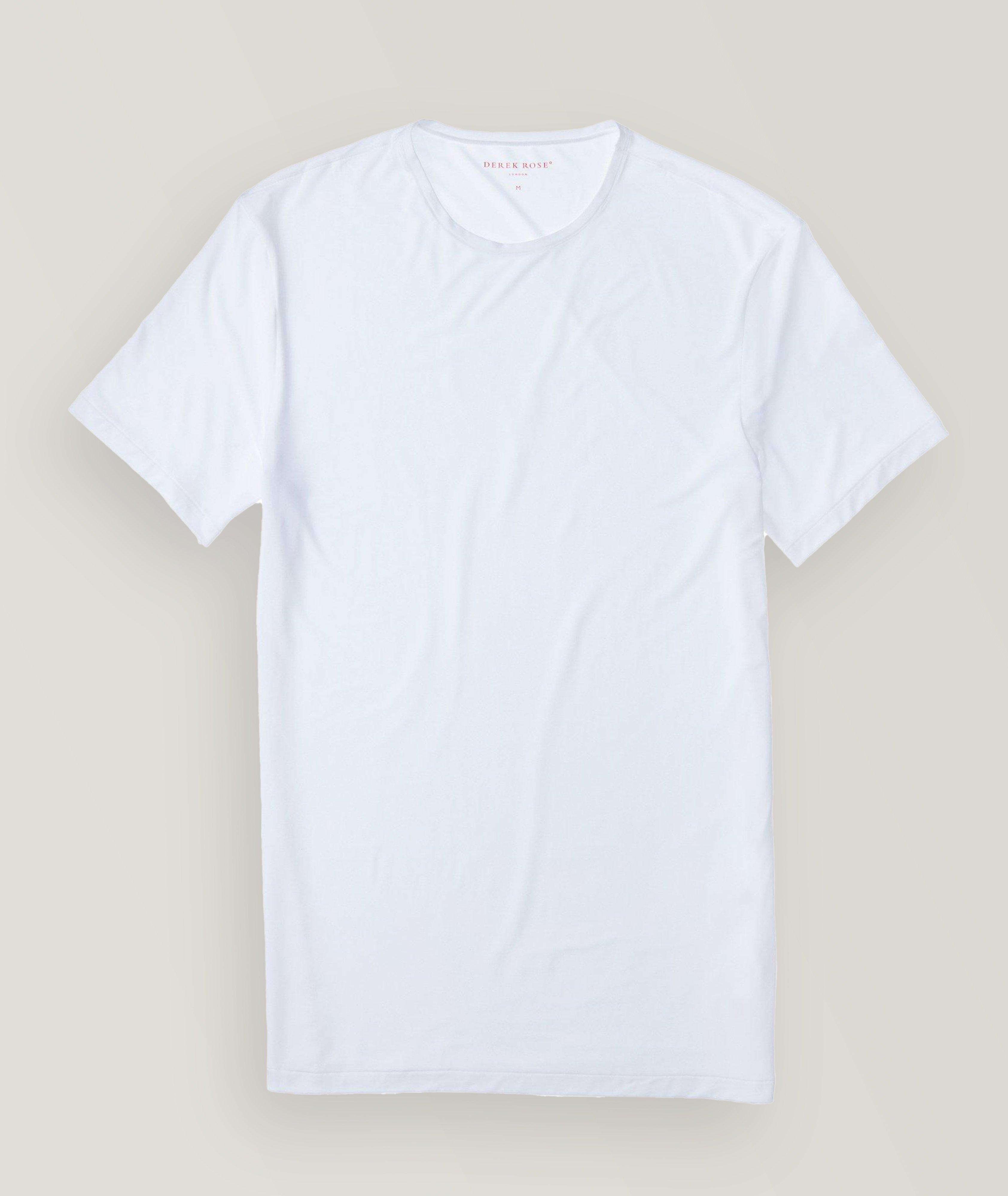 T-shirt en micromodal extensible image 0