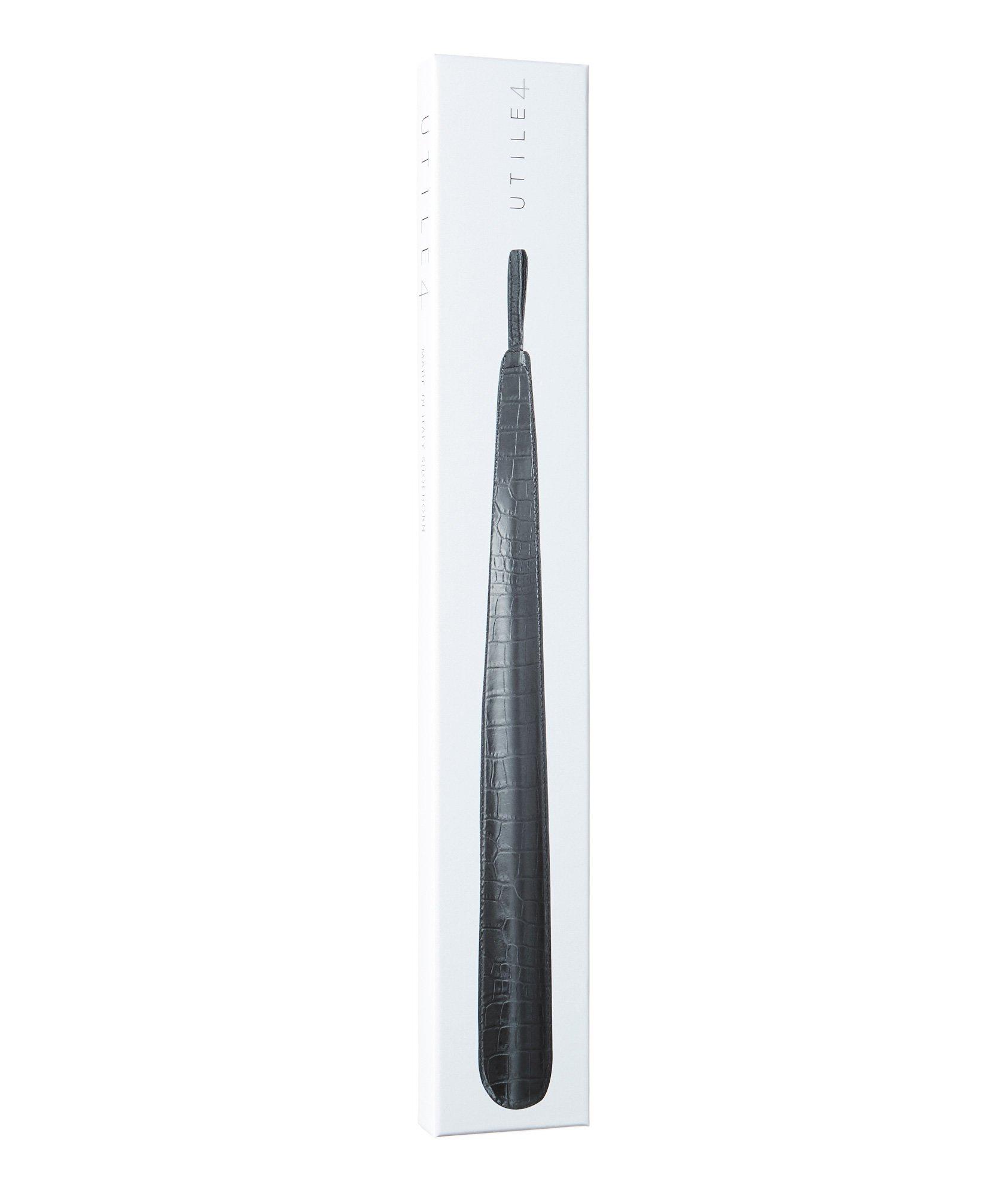 Crocodile Embossed Leather Shoehorn image 1