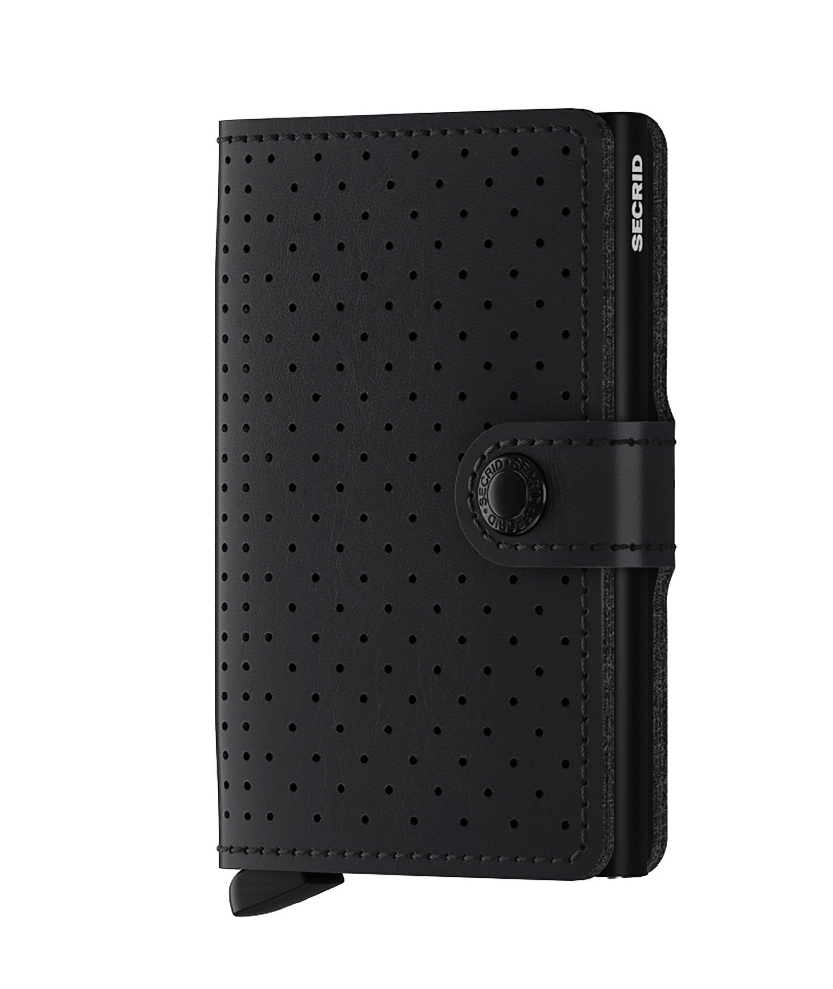 Perforated Leather Miniwallet image 0