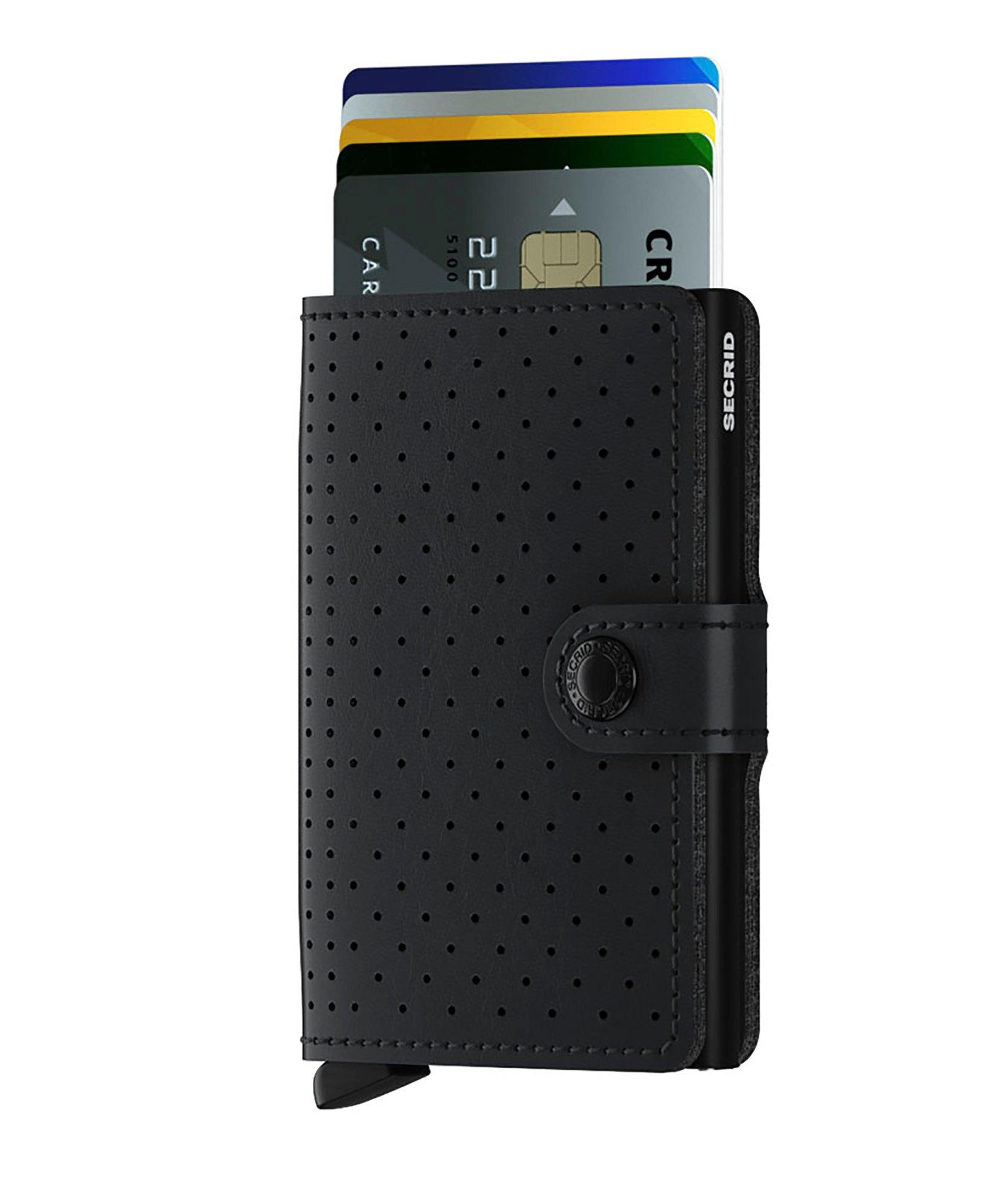Perforated Leather Miniwallet image 1