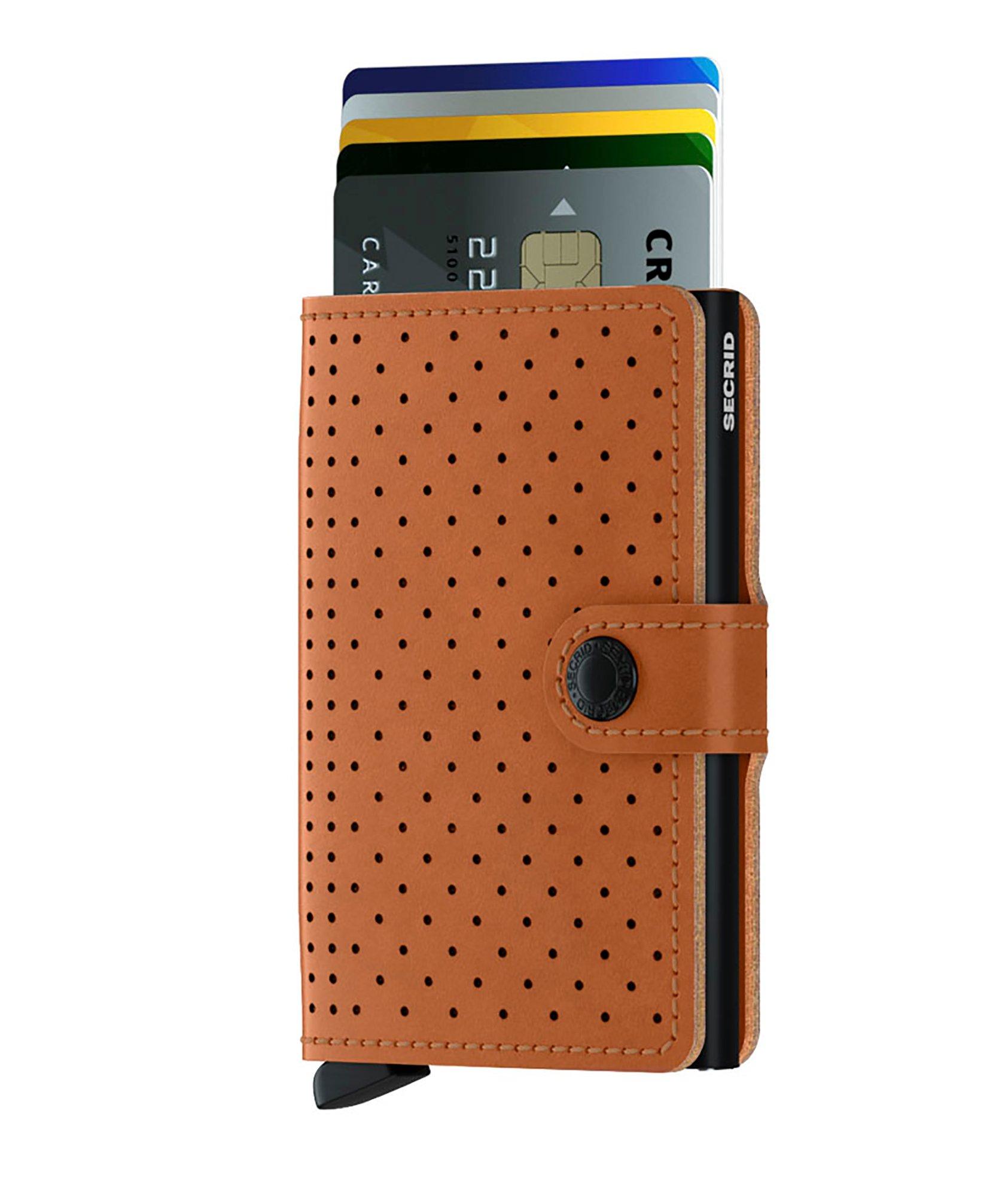Perforated Leather Miniwallet image 1