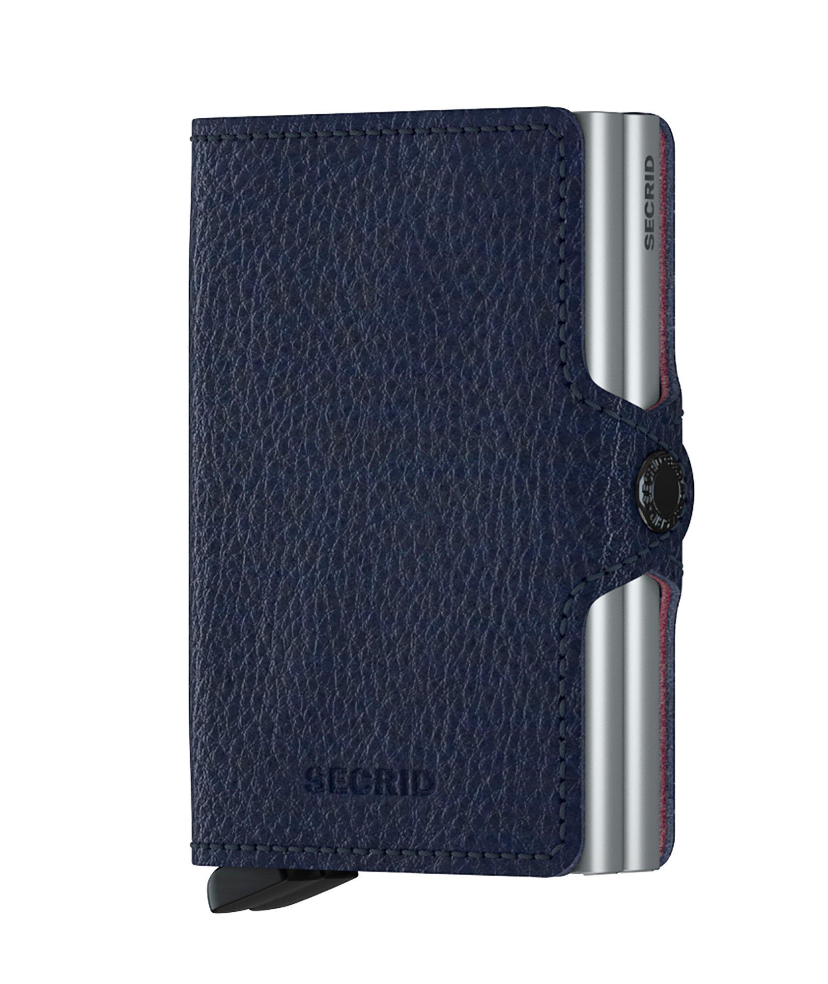 Portefeuille double en cuir pleine fleur image 0
