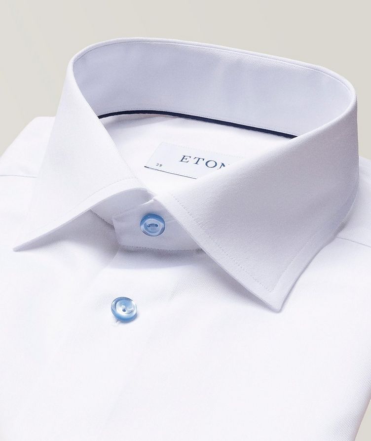 Slim Fit Twill Shirt with Blue details image 2