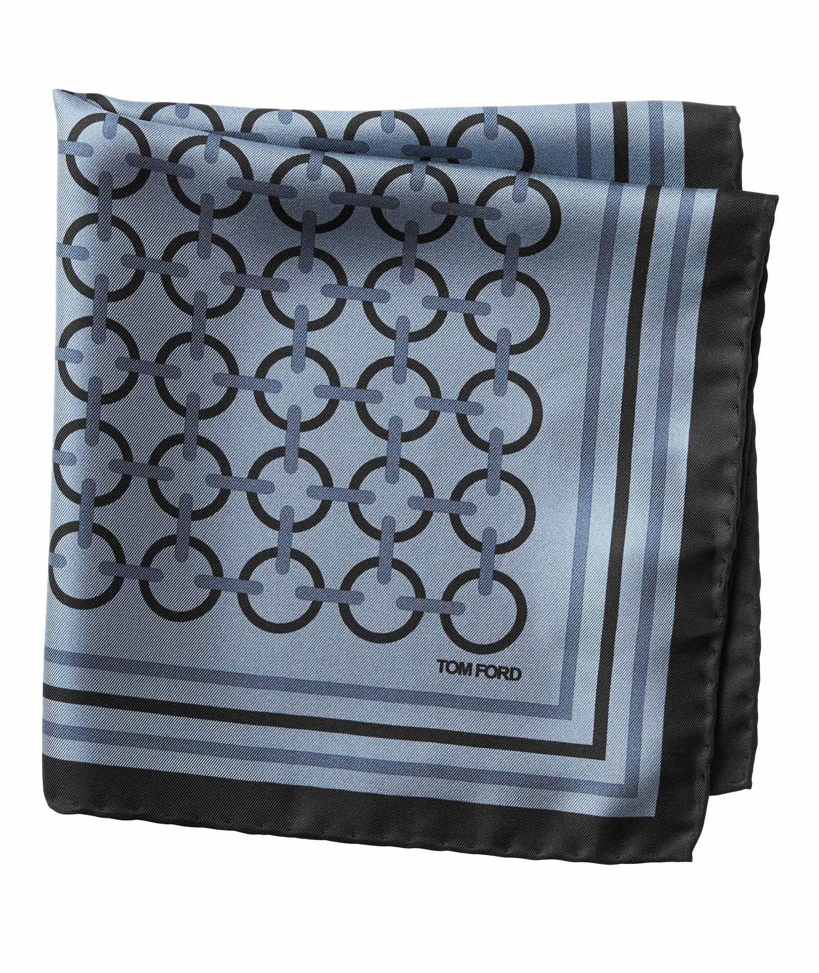 Printed Silk Pocket Square image 0