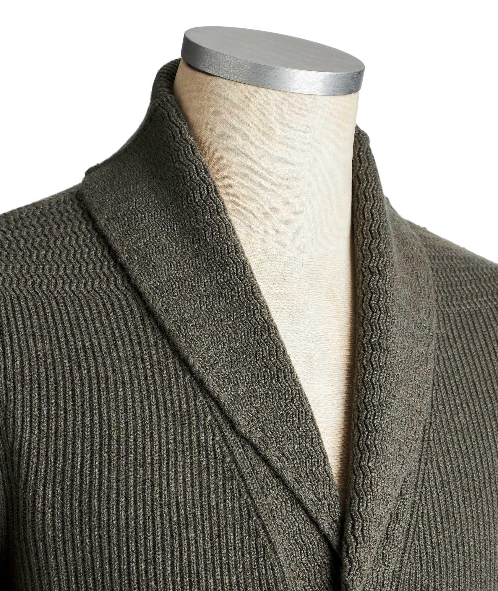 Shawl-Collar Cashmere Cardigan image 2