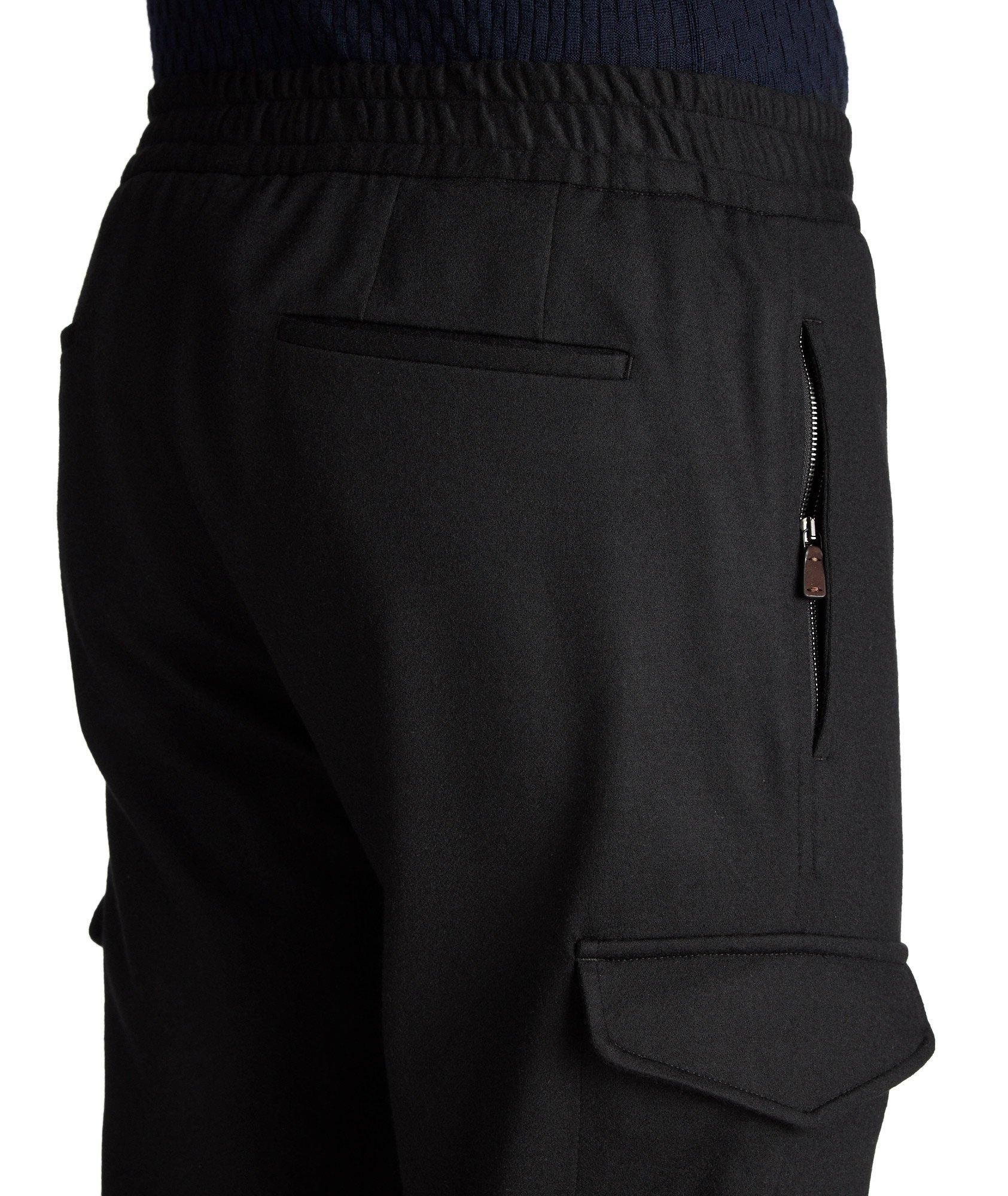 Pantalon à poches cargo et à taille à cordon image 3