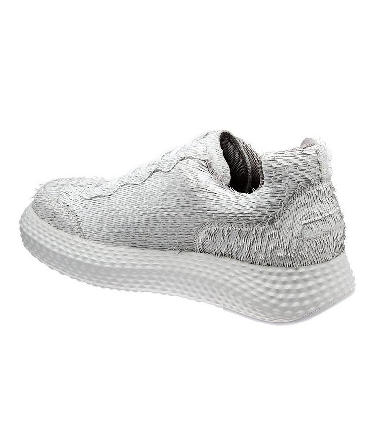 Textured Leather Sneakers image 1