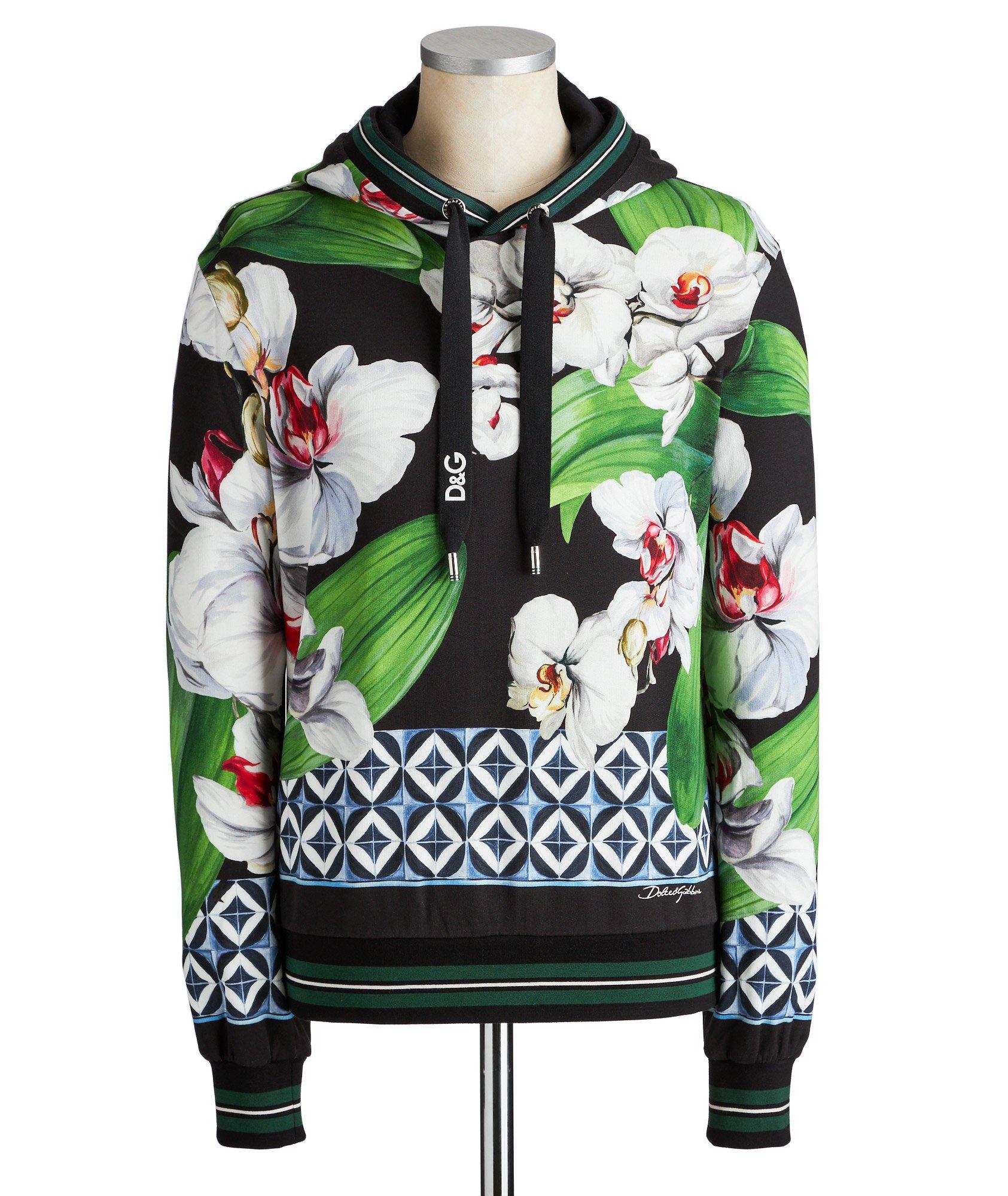 Printed Cotton Hoodie image 0