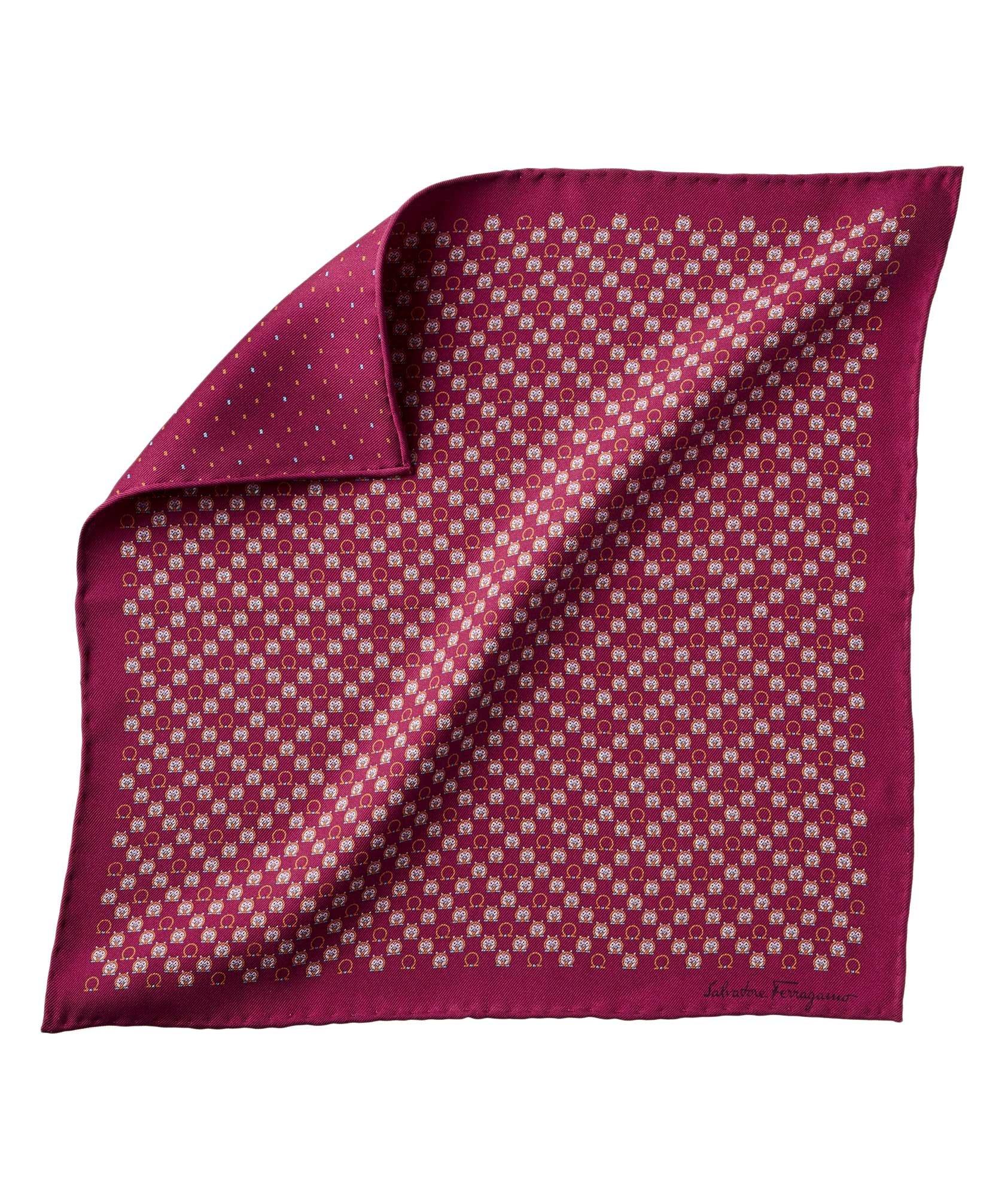 Printed Silk Pocket Square image 0