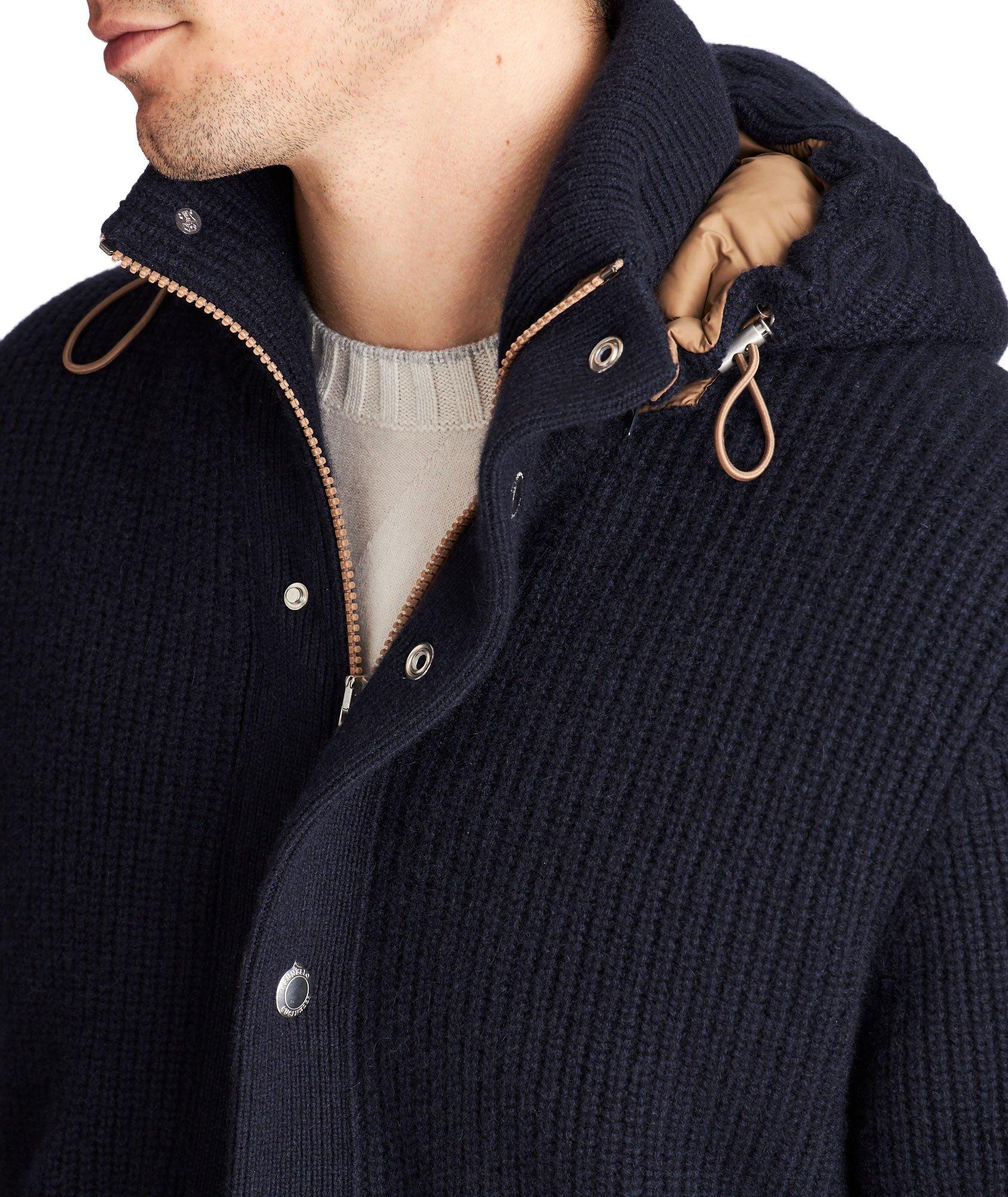 Knit Cashmere Down Swacket image 2