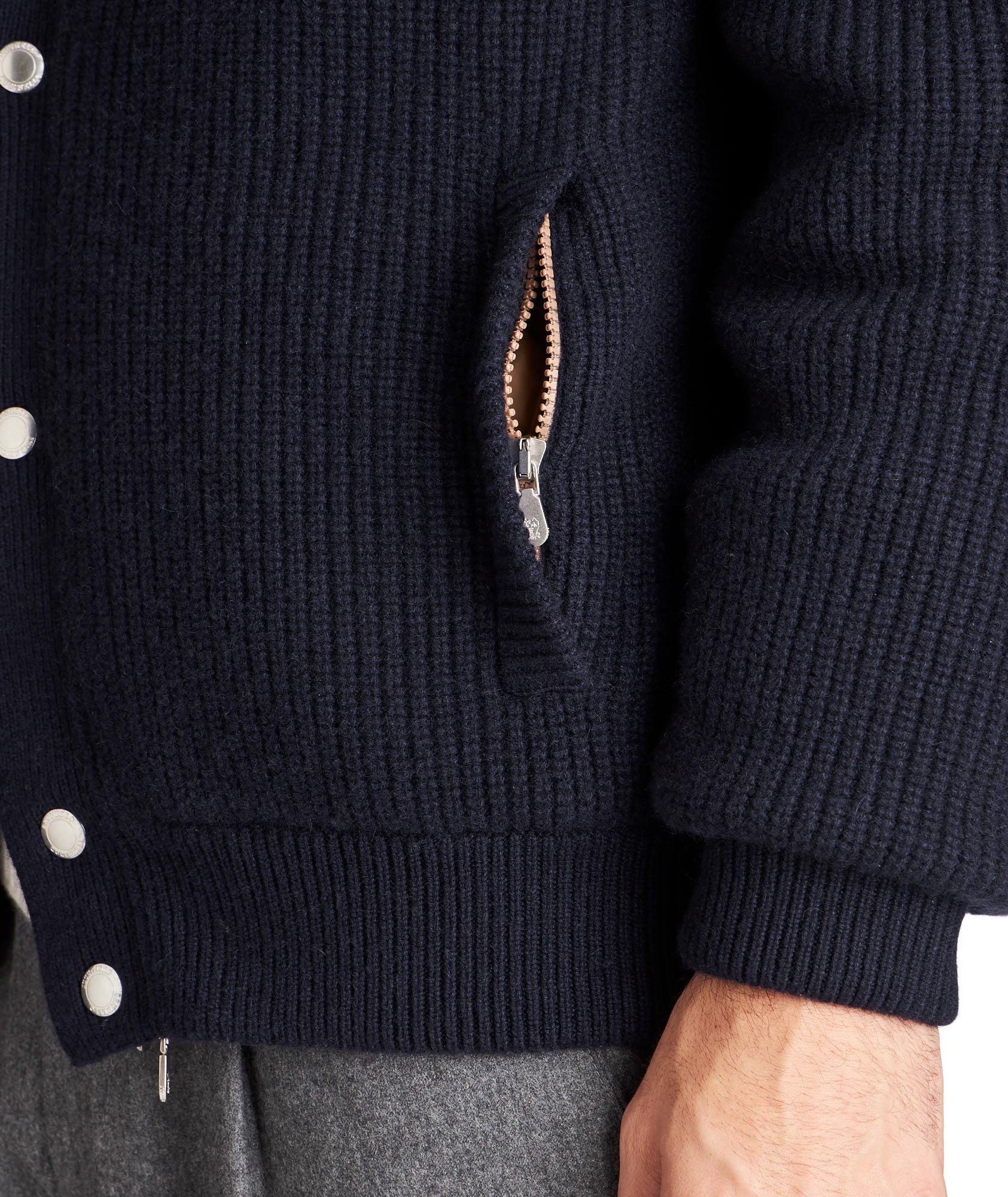 Knit Cashmere Down Swacket image 3