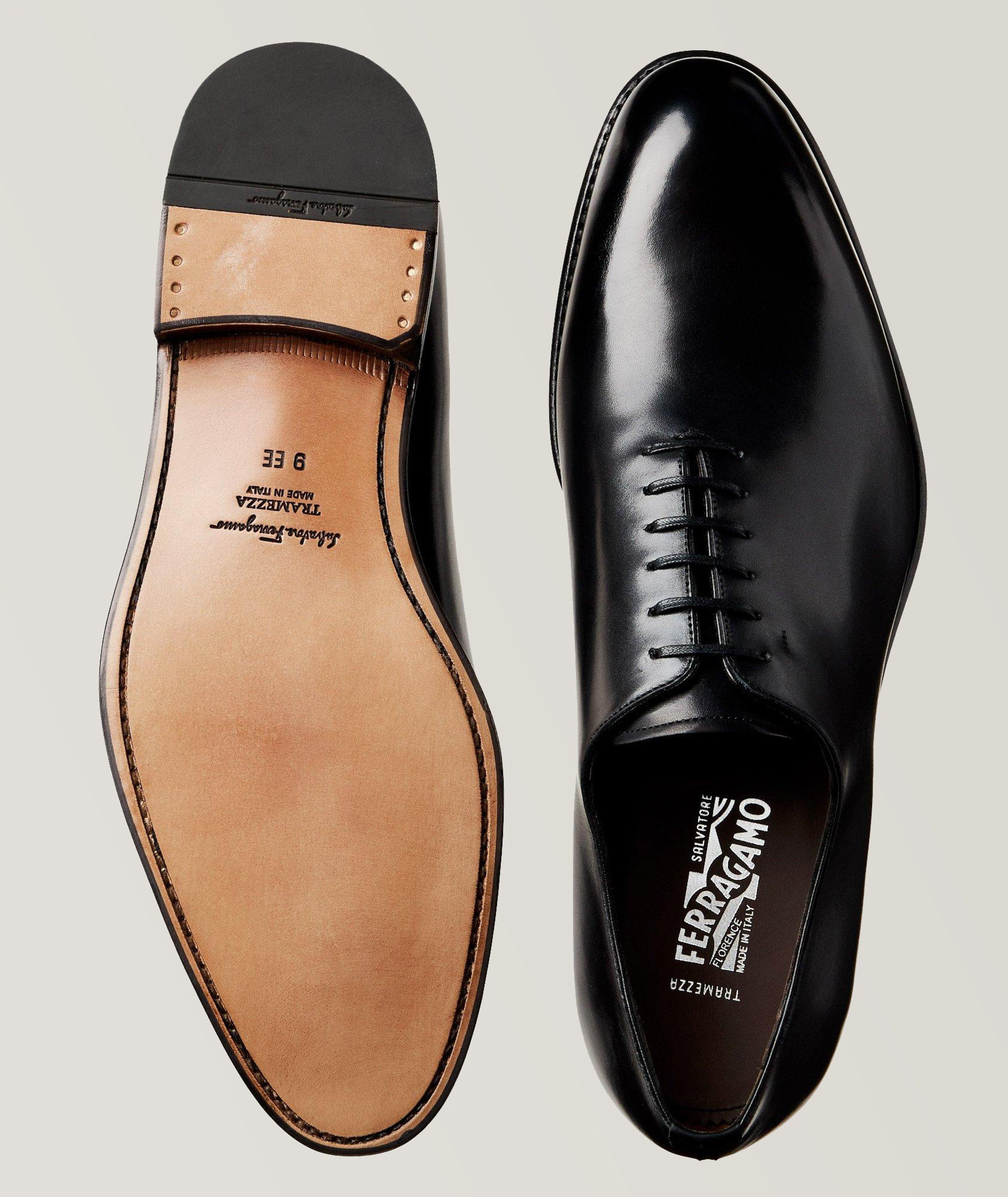 Ferragamo Calfskin Wholecut Oxfords, Dress Shoes