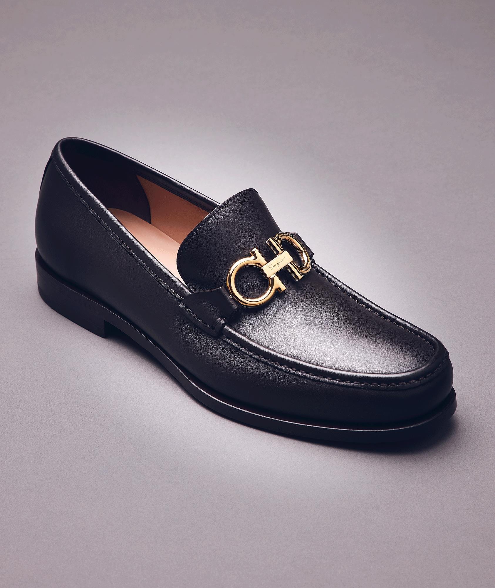 Reversible Buckle Calfskin Loafers image 3