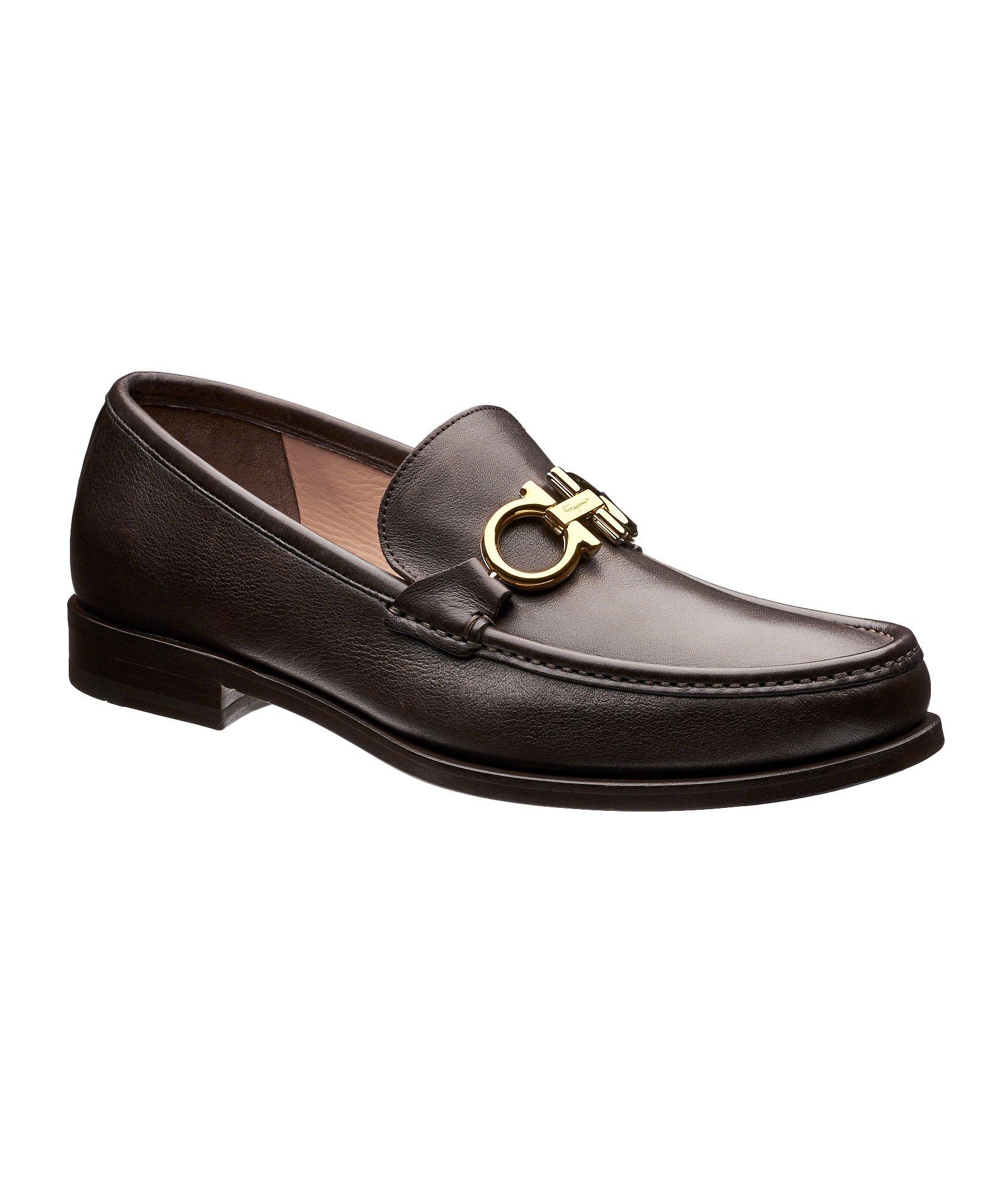 Reversible Buckle Calfskin Loafers image 0