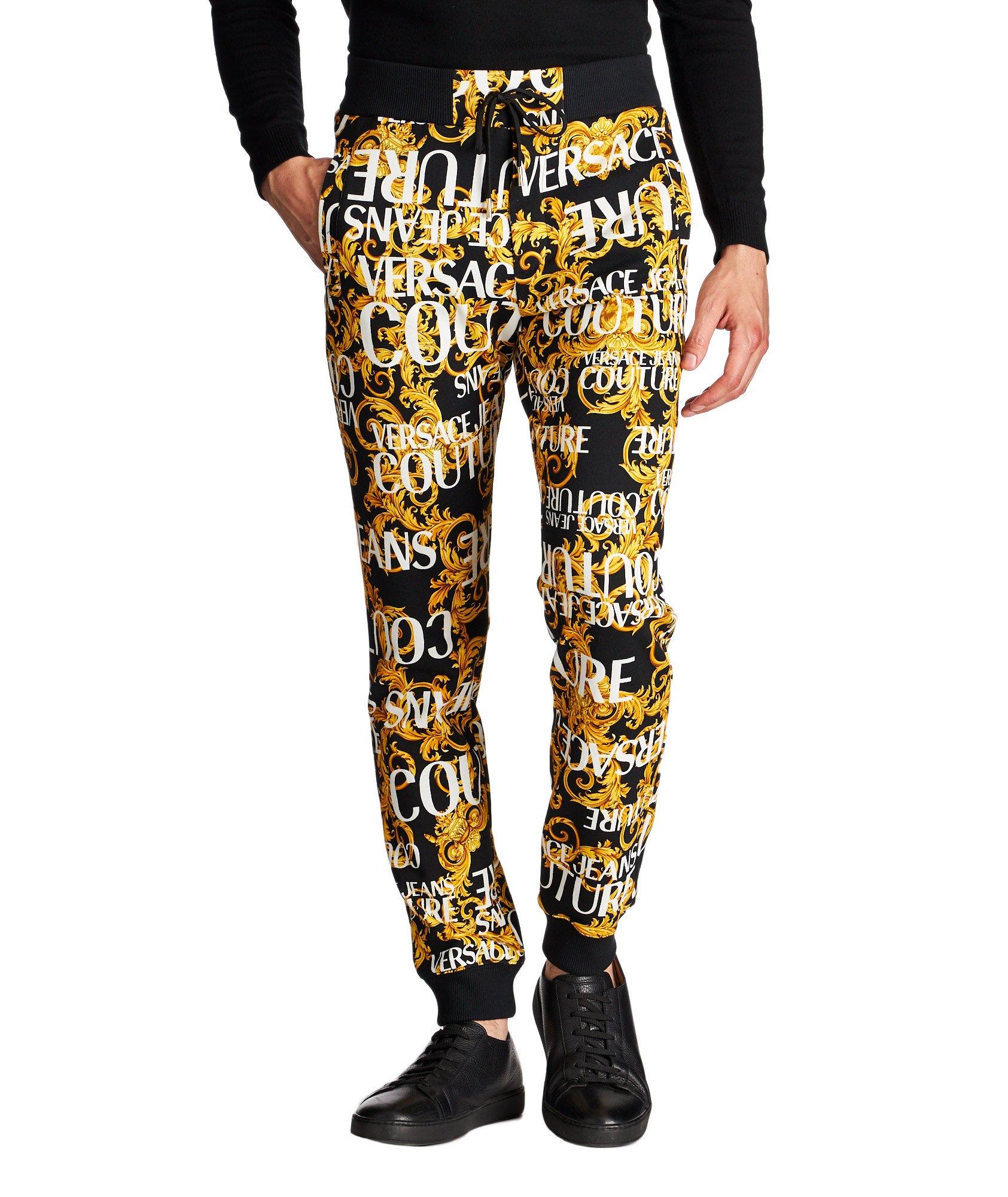 Printed Cotton Joggers  image 0