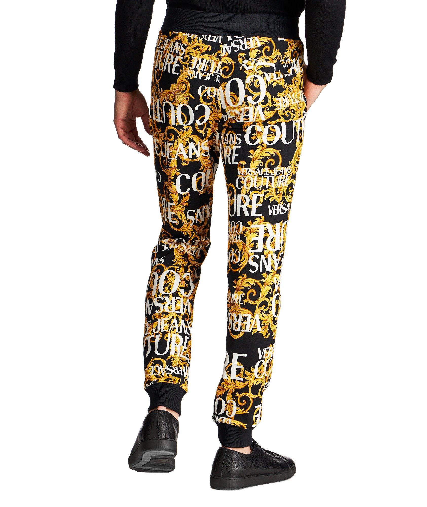 Printed Cotton Joggers  image 1