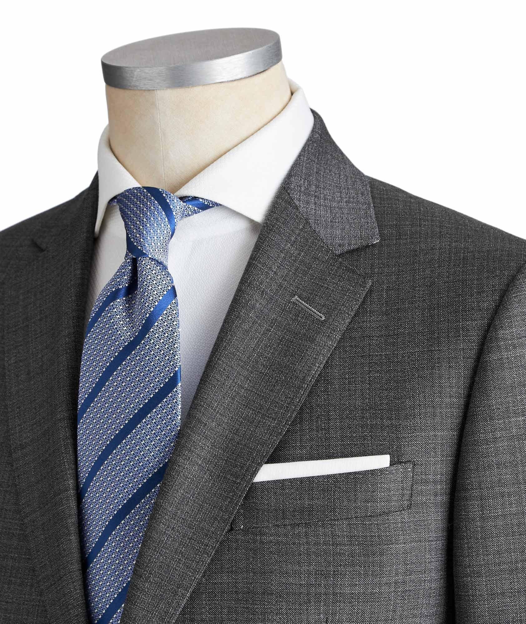 Drop 8 Crosshatched Wool Suit image 1