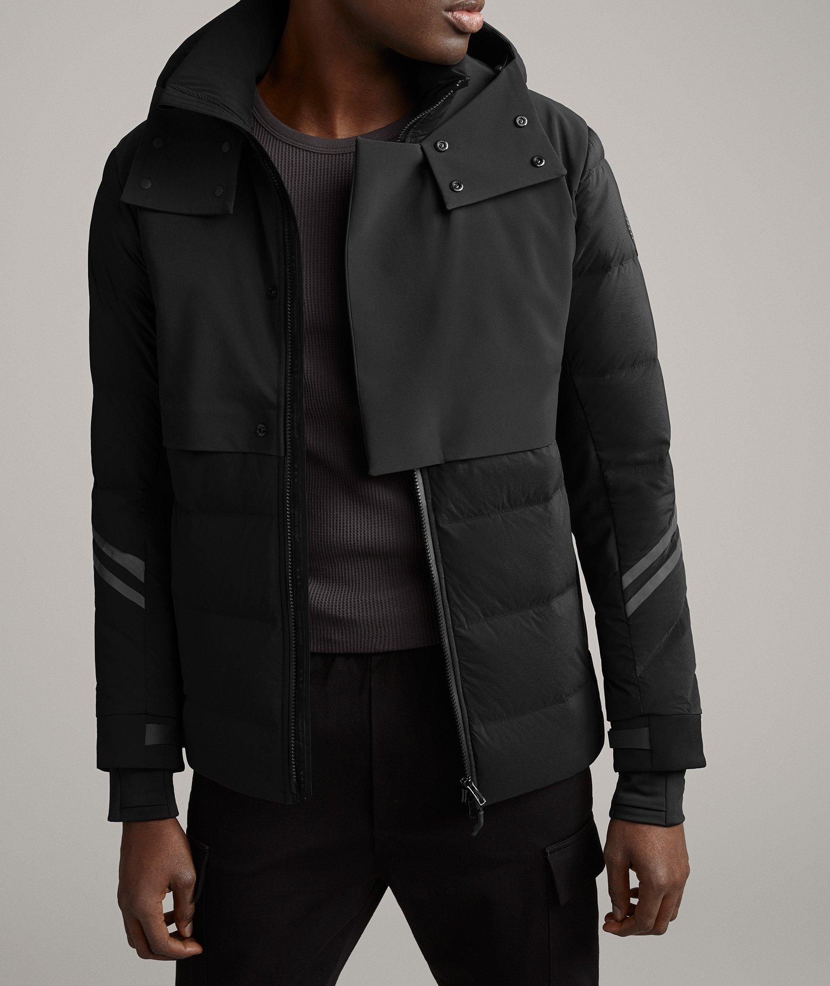 canada goose hybridge cw element jacket black label