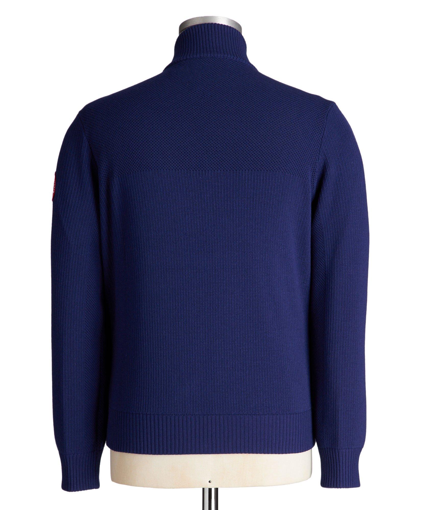 HyBridge Zip-Up Knit Sweater image 1