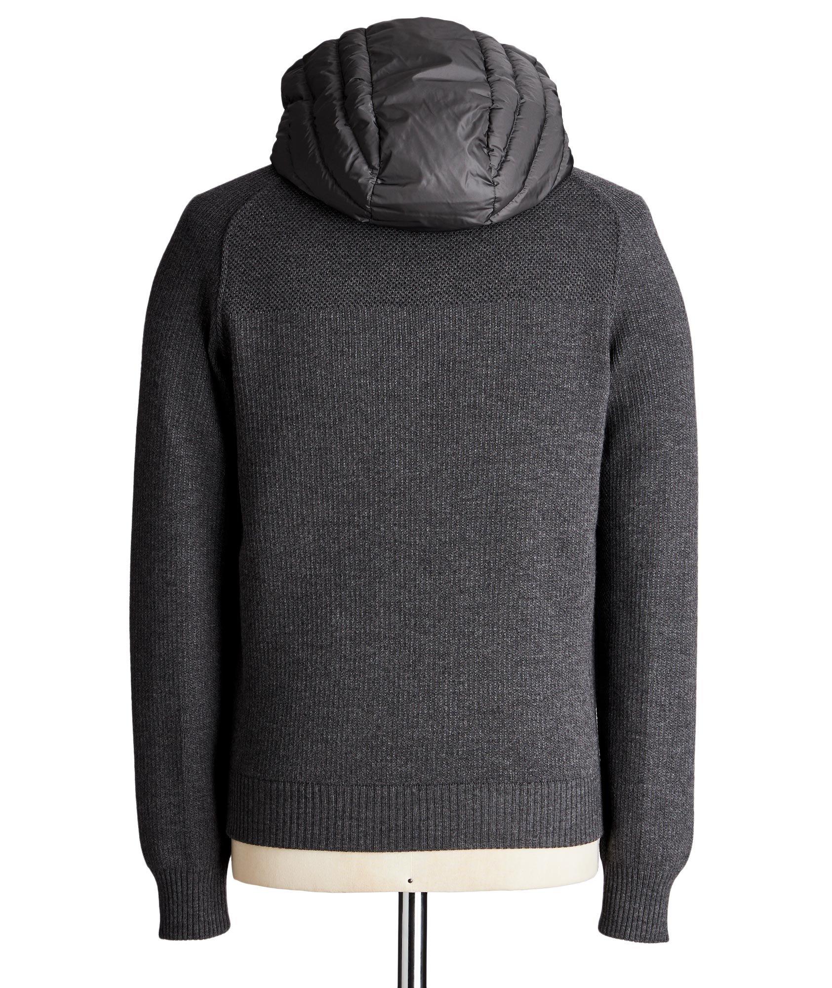 Black Label HyBridge Reversible Knit Hoodie image 1