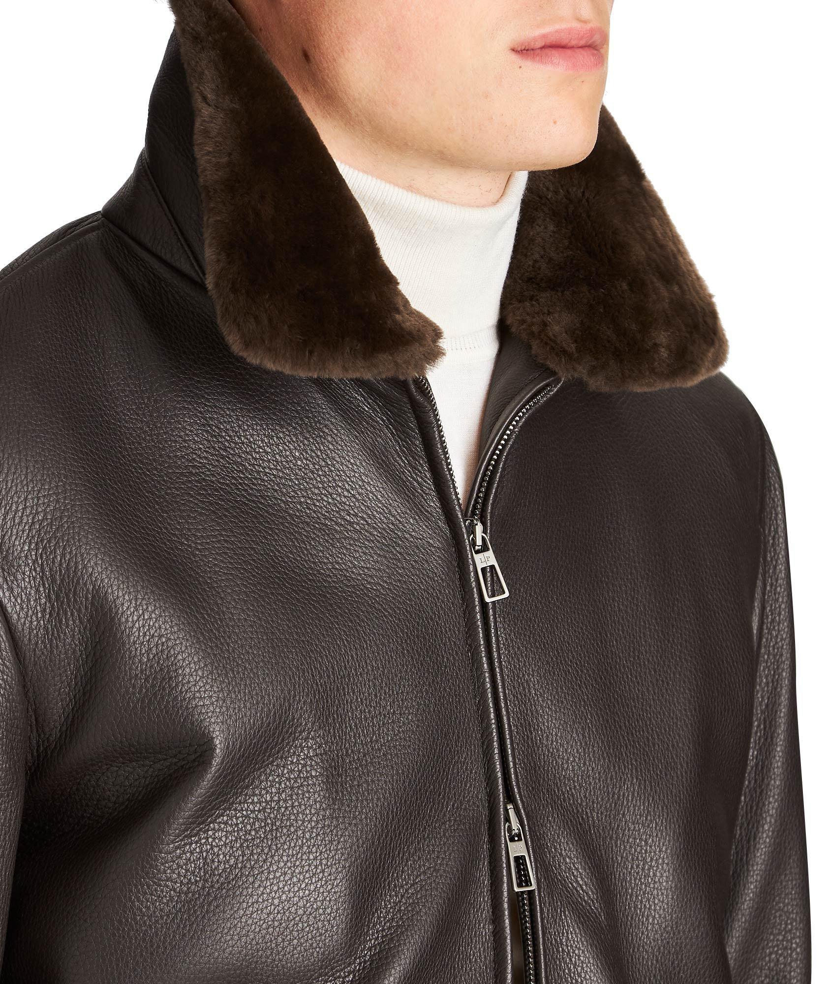 Tumbled Deerskin Bomber Jacket image 2