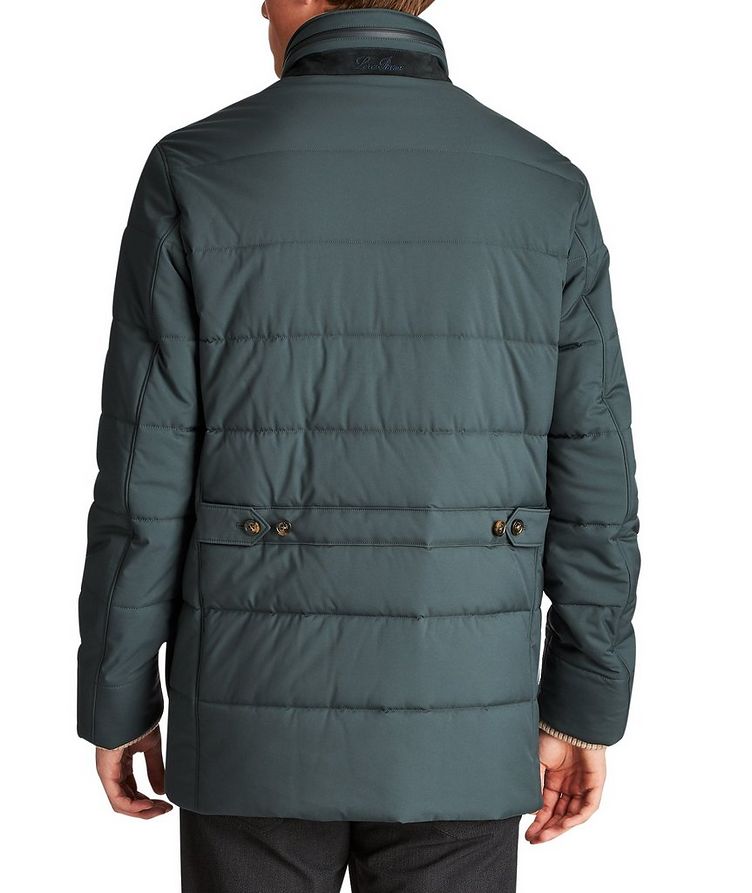 Winter Voyager Green Storm System Baby Cashmere Coat image 1