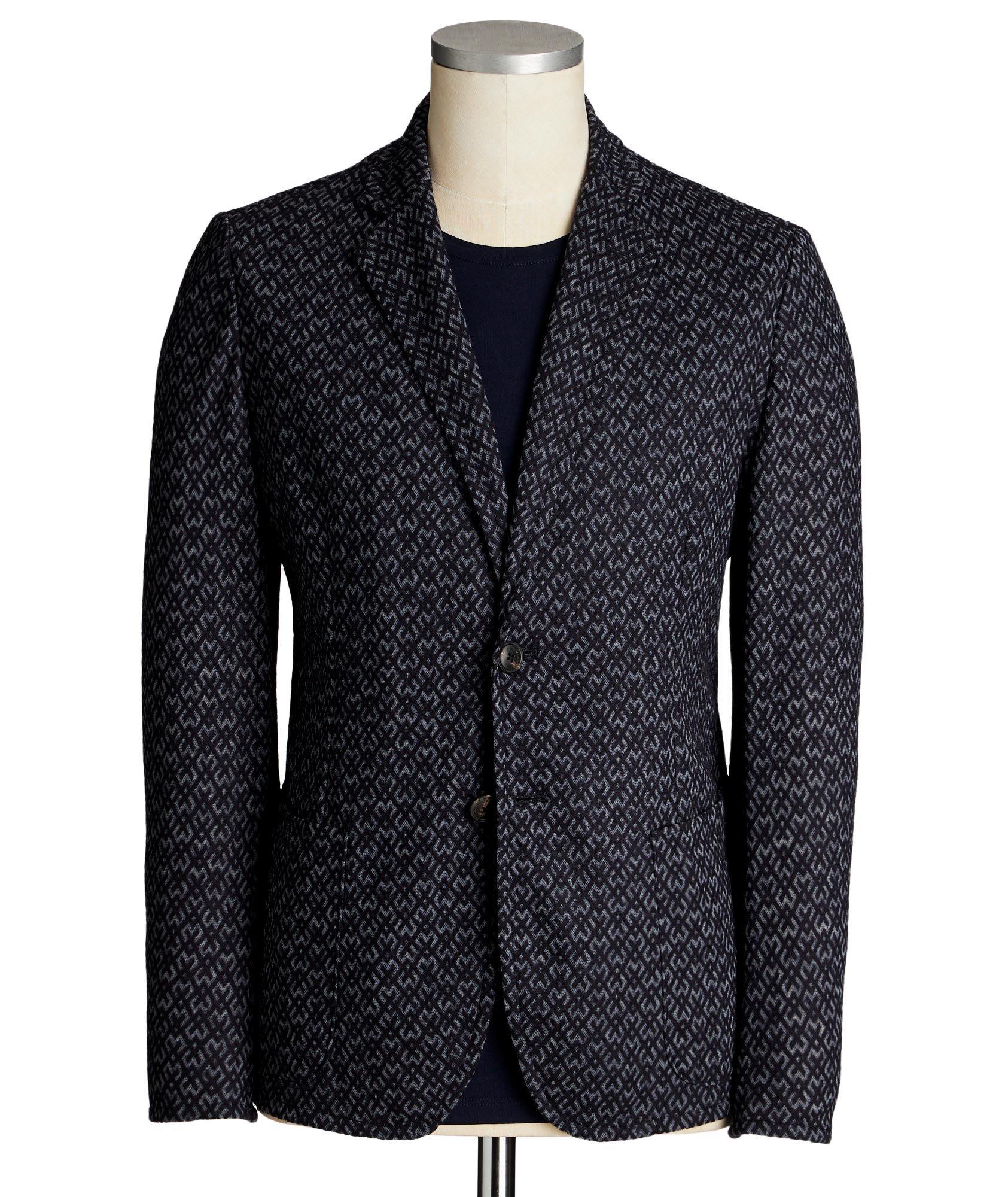 Unstructured Wool-Blend Sports Jacket image 0