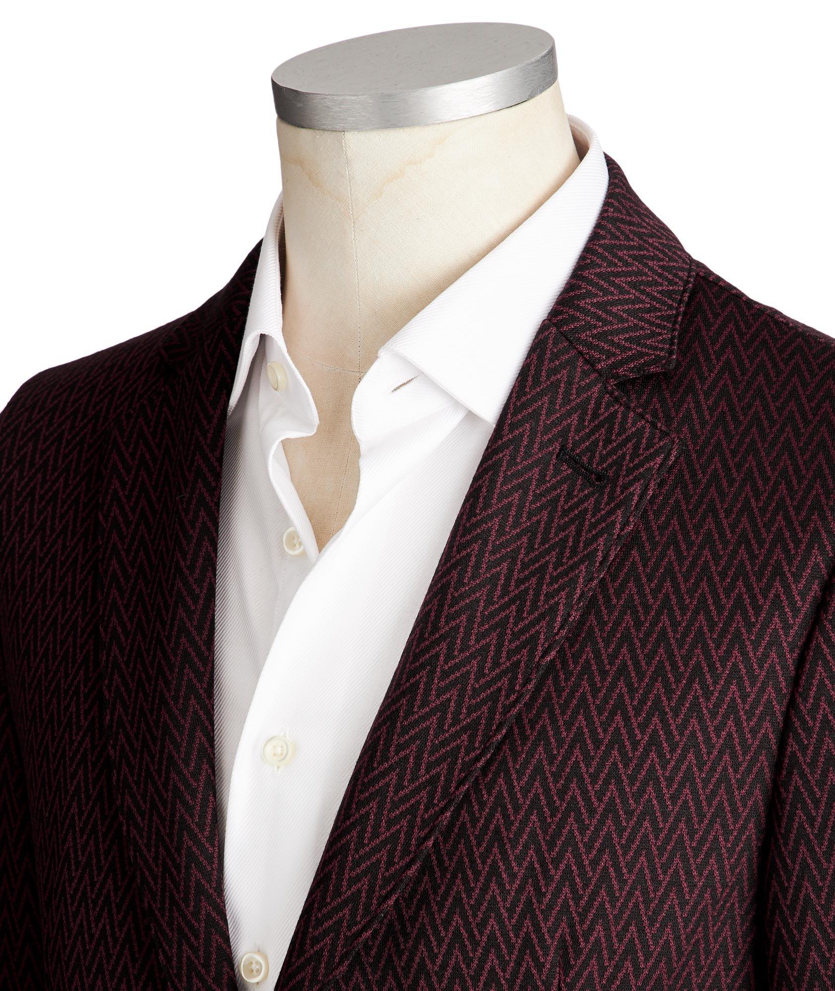 Unstructured Wool-Blend Sports Jacket image 1