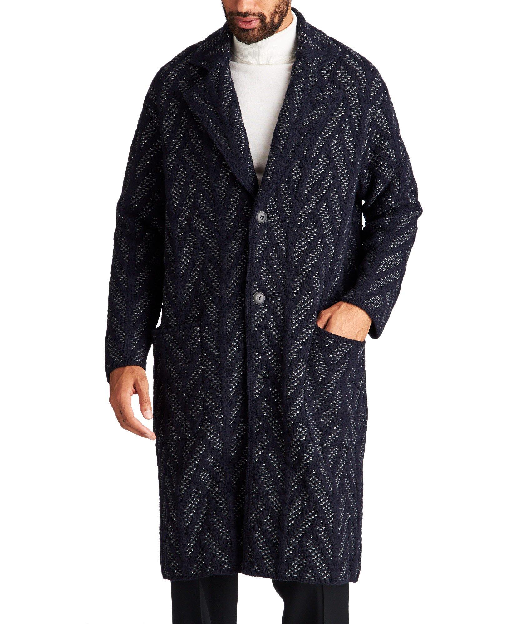 Manteau en tricot de laine et cachemire image 0