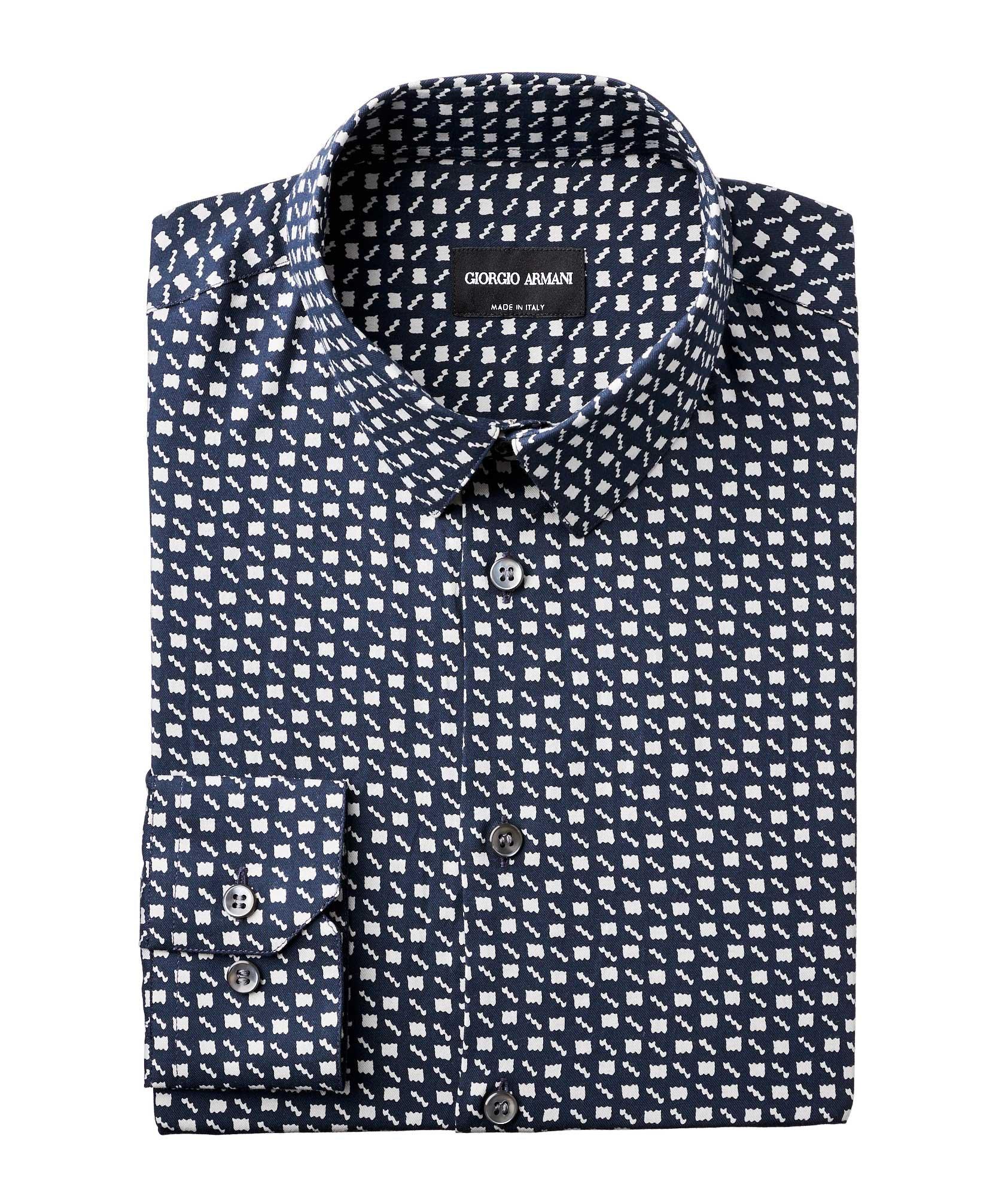 Contemporary Fit Printed Dress Shirt image 0