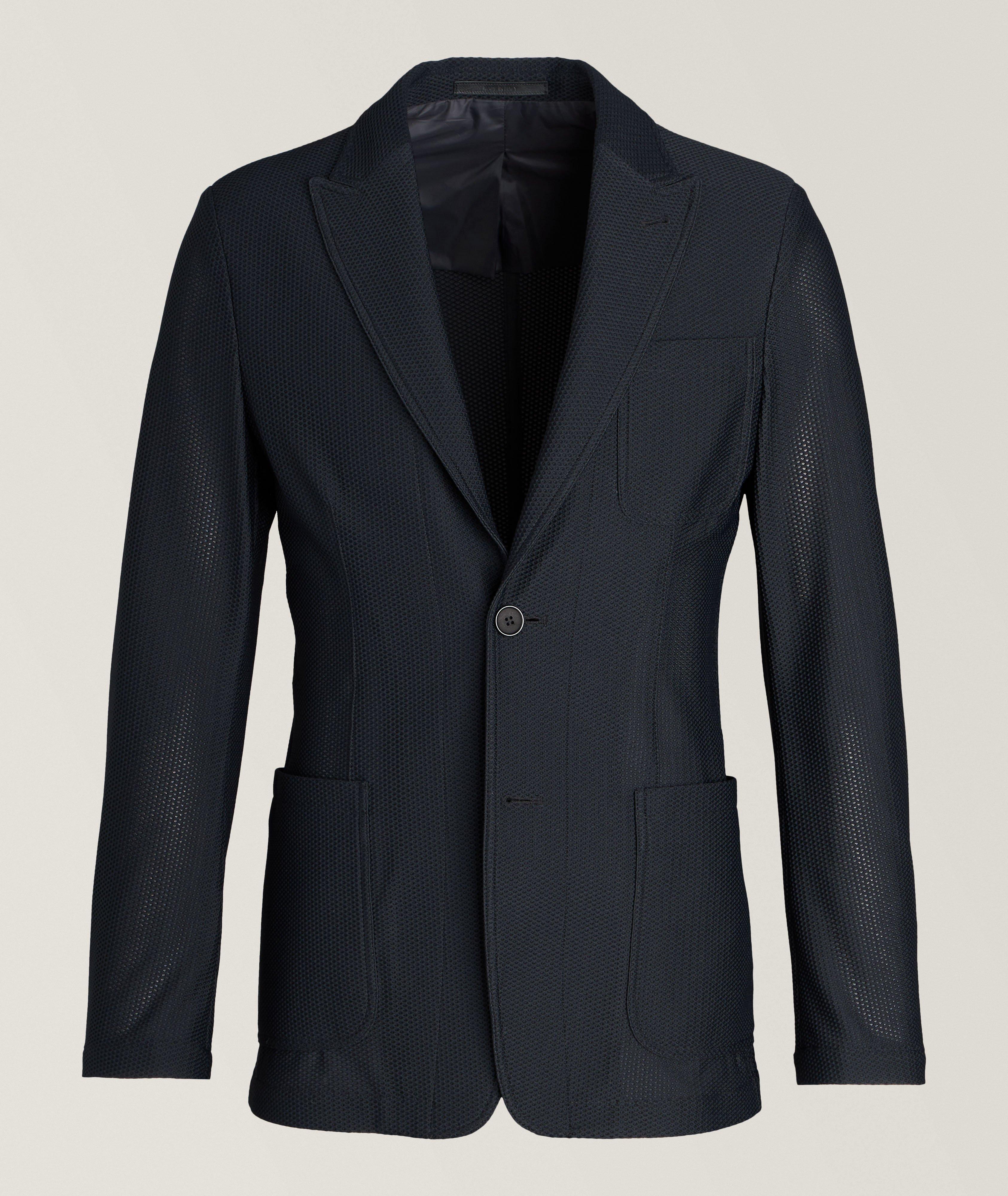 Giorgio Armani Icon Stretch-Knit Sports Jacket