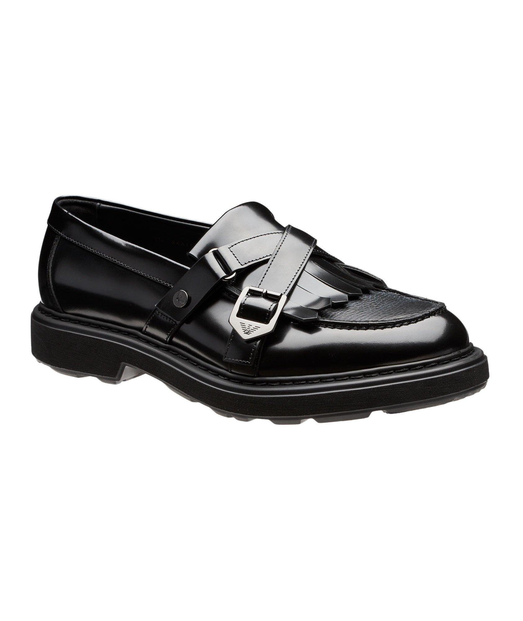 Fringed Leather Loafers image 0