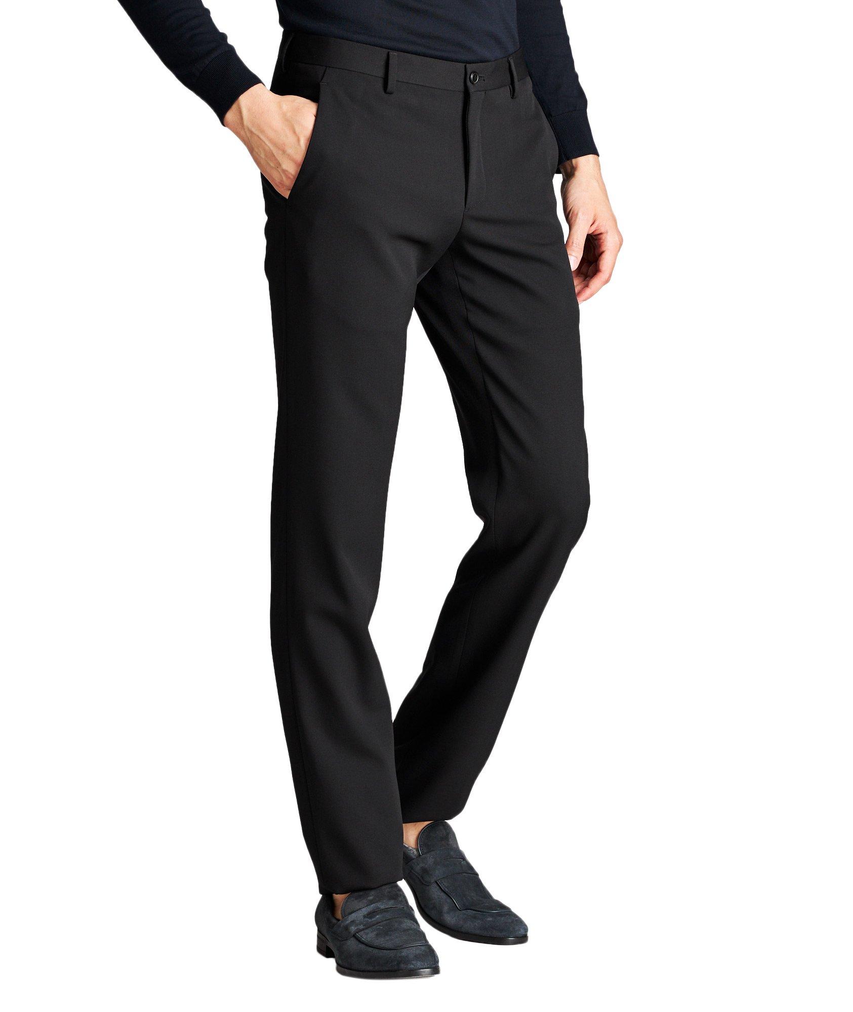 Stretch-Virgin Wool Trousers image 0