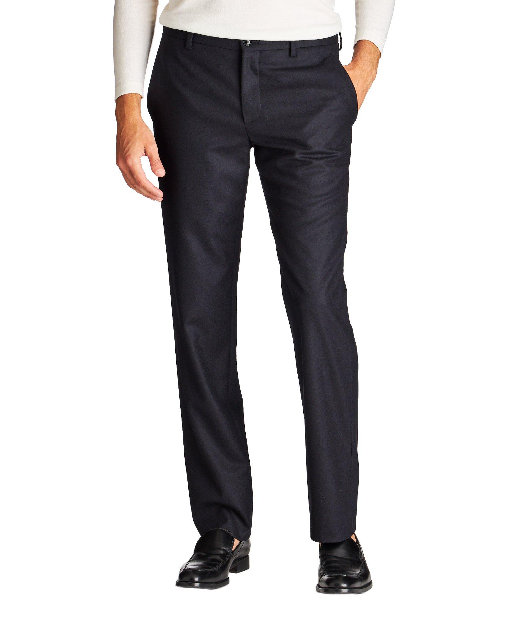 Stretch-Virgin Wool Trousers image 0