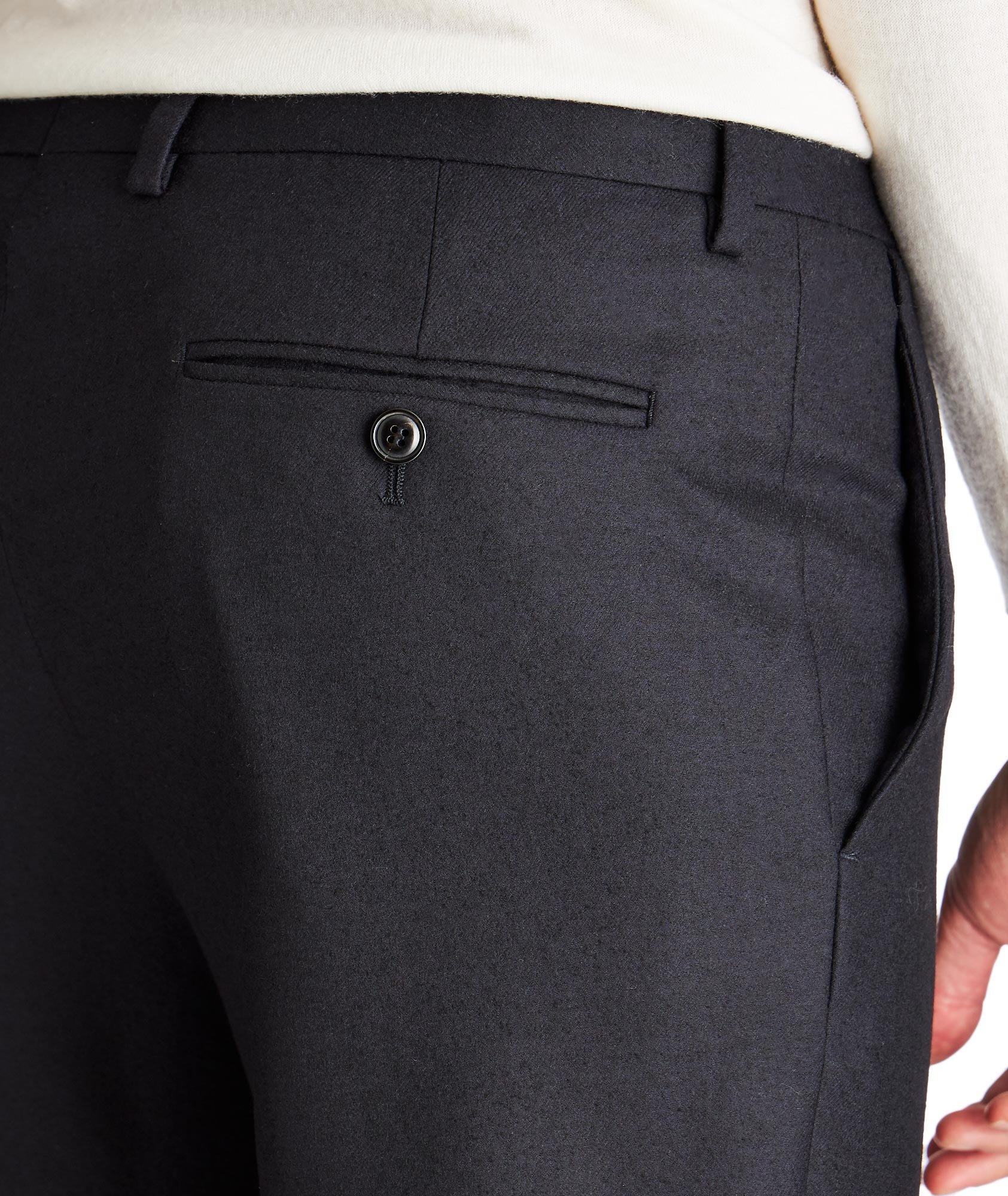 Stretch-Virgin Wool Trousers image 2