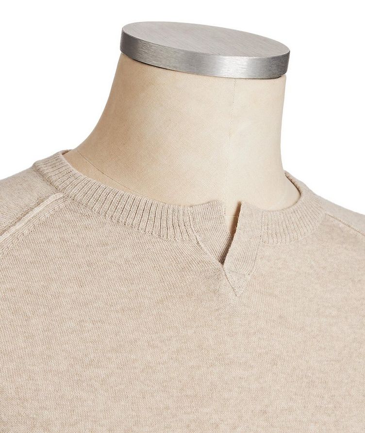 V-Notch Merino Wool Sweater image 2