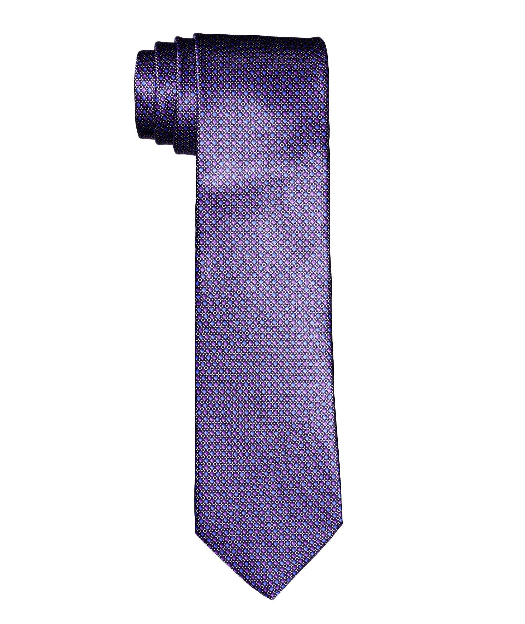 Cravate imprimée en soie image 0