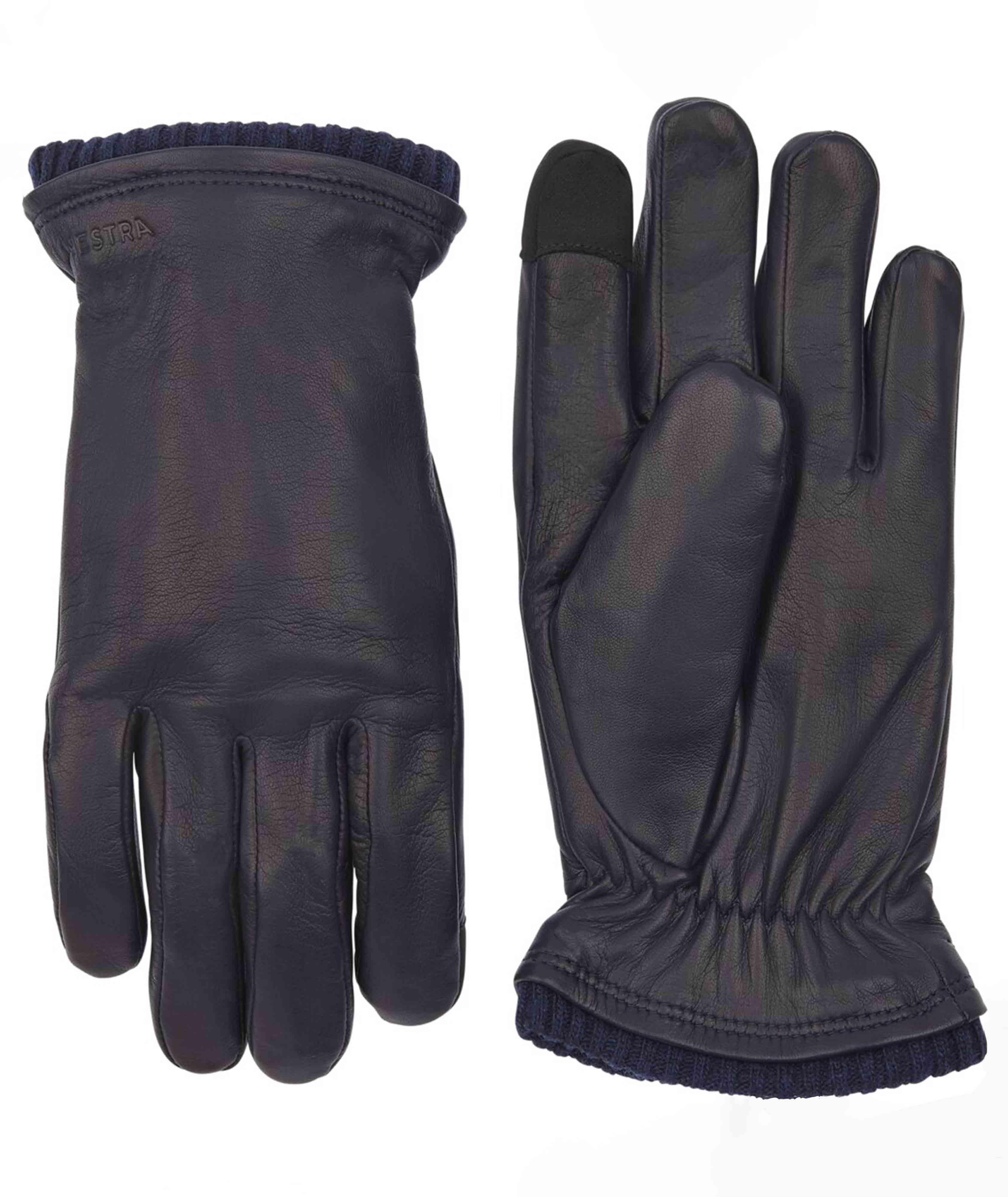 Touchscreen-Enabled PrimaLoft Leather Gloves image 0