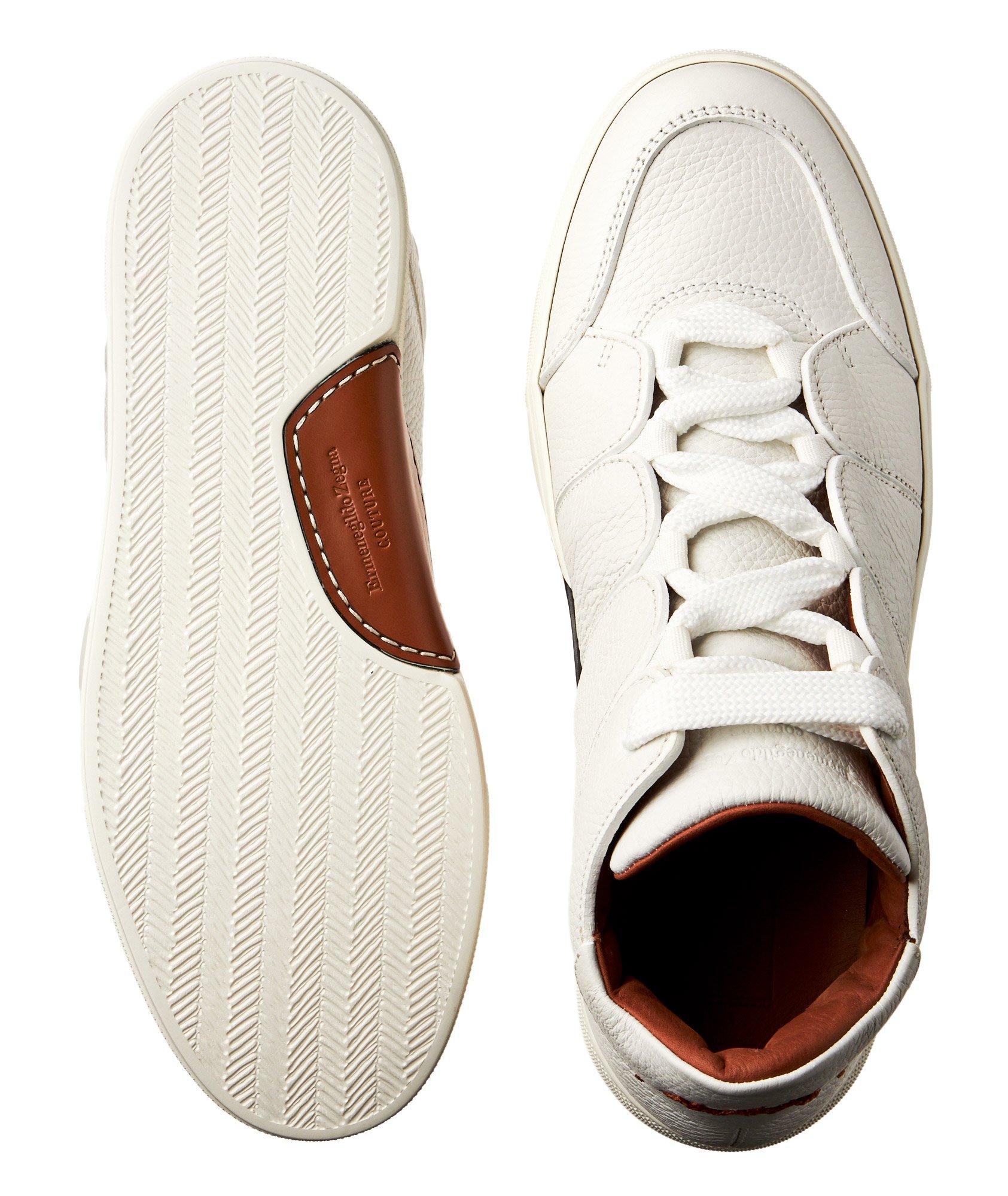 Tiziano Tumbled Calfskin Sneakers image 2