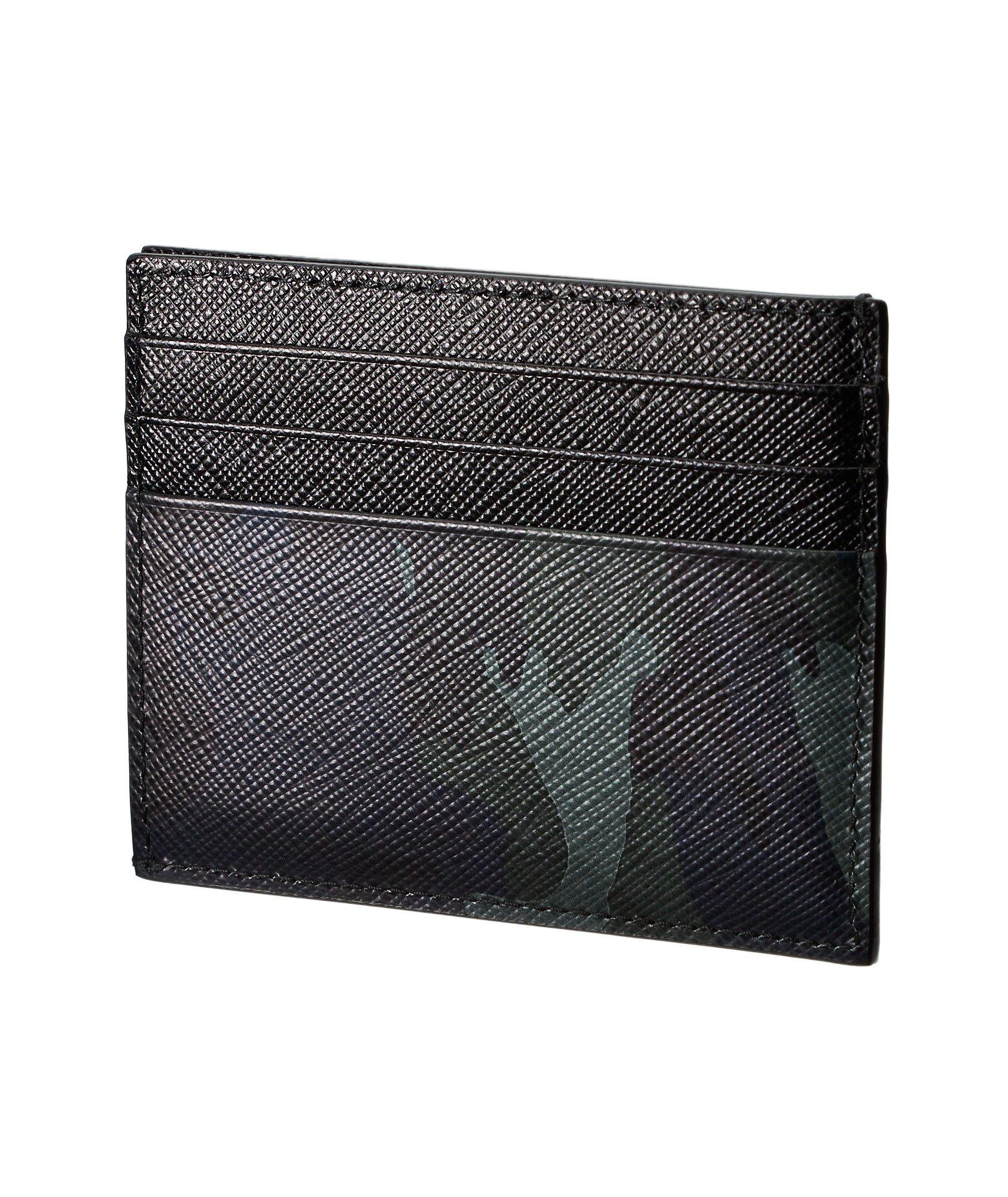 Camouflage Saffiano Calfskin Cardholder image 1